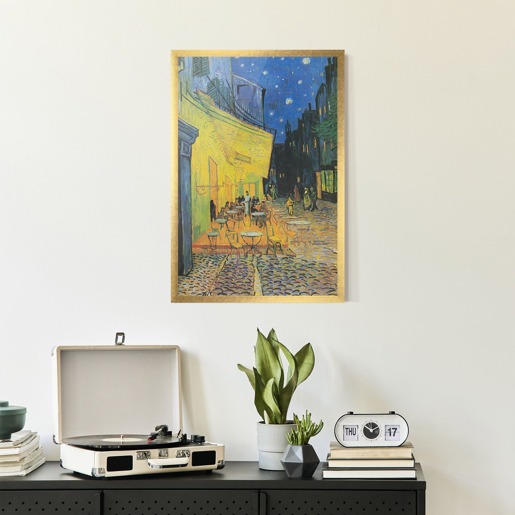 Cafe Terrace At Night mockup 2