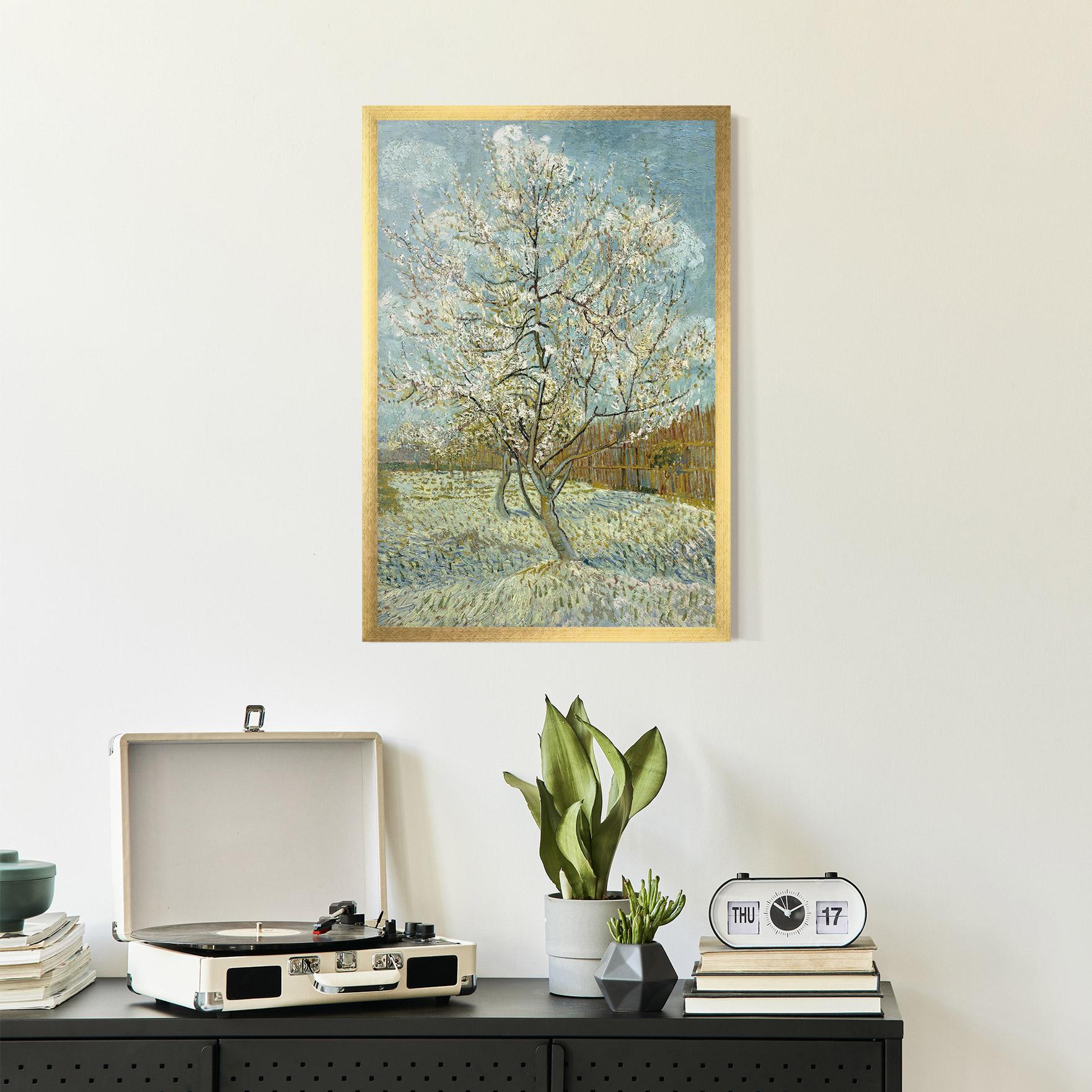 Poster Înrămat De Roze Perzikboom mockup 2