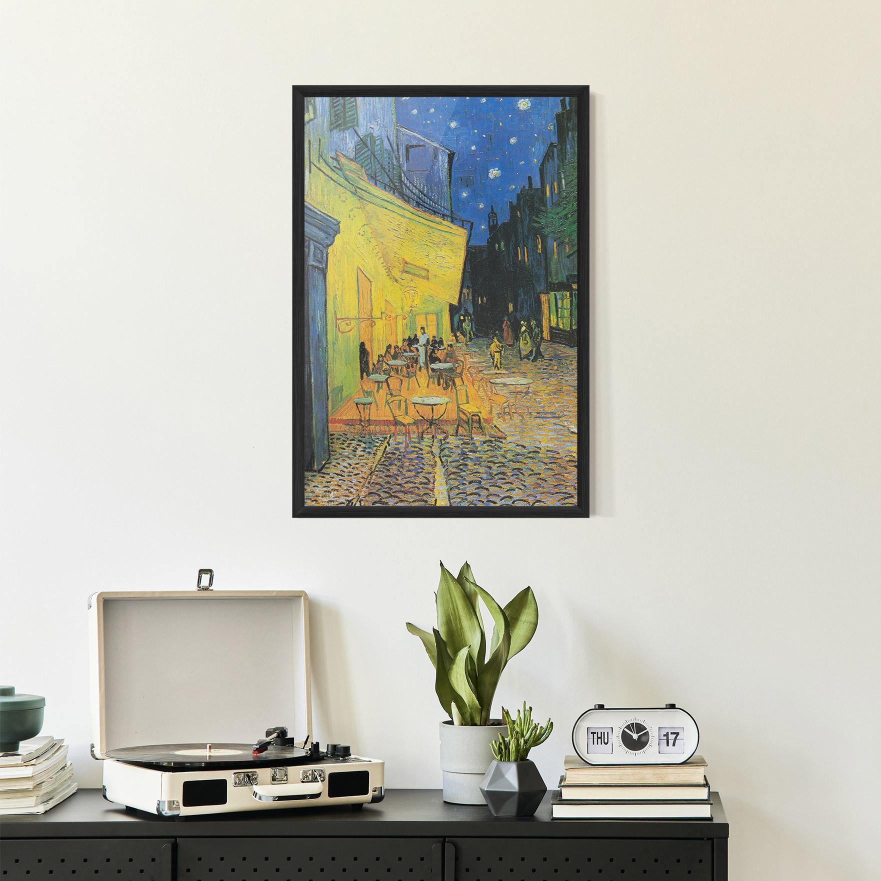 Poster Înrămat Cafe Terrace At Night mockup 2