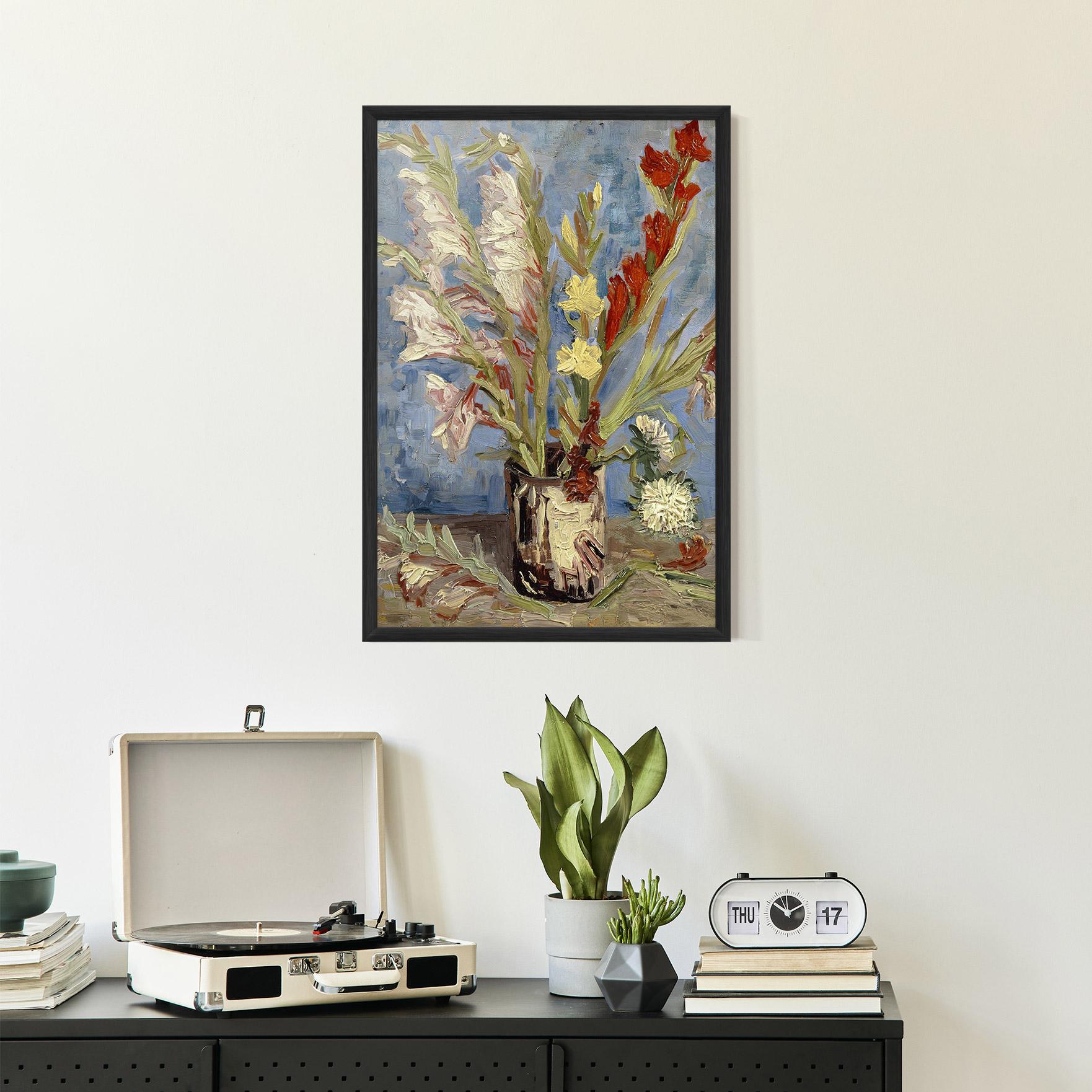 Poster Înrămat Tuingladiolen mockup 2