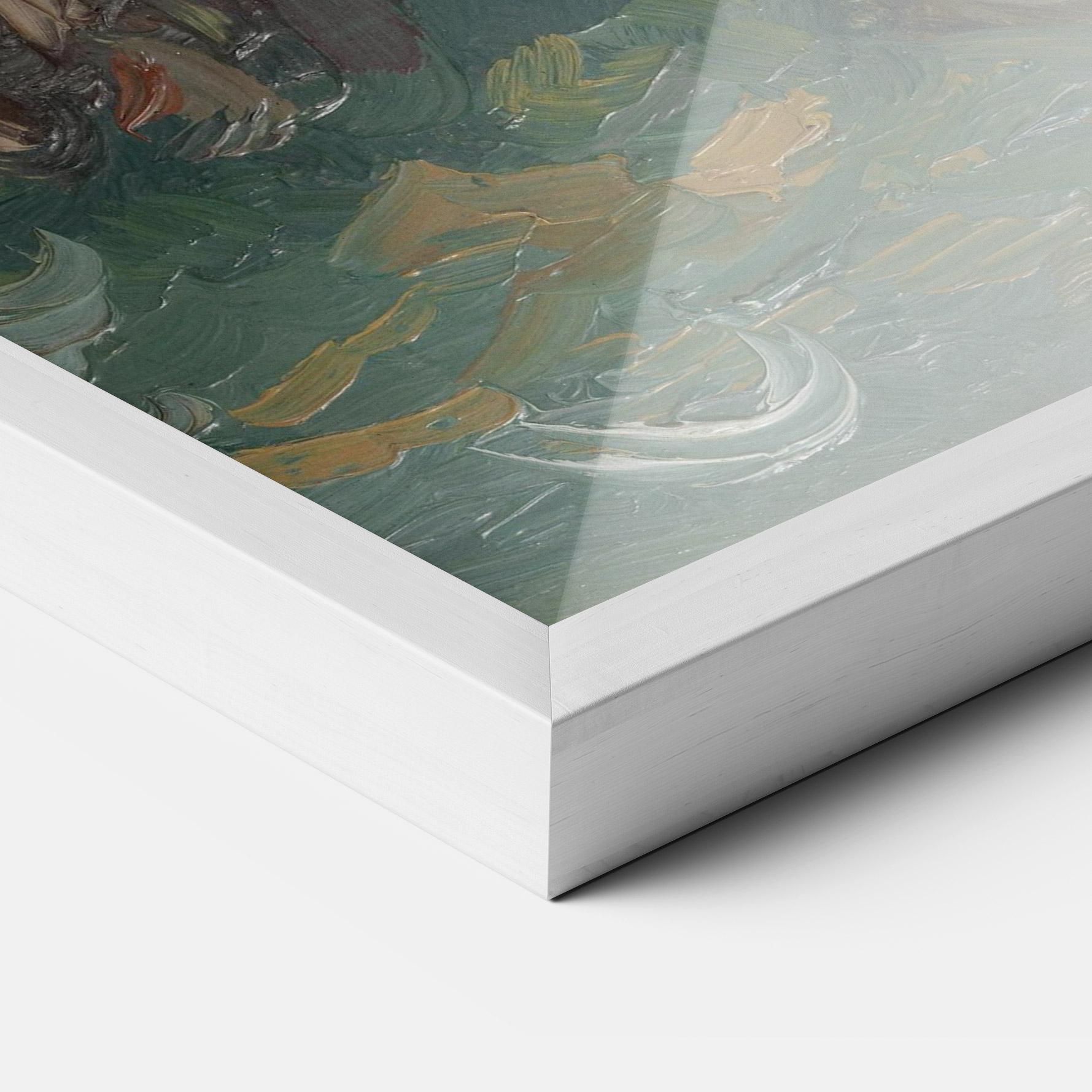 Poster Înrămat Flesje Met Pioenrozen mockup 3