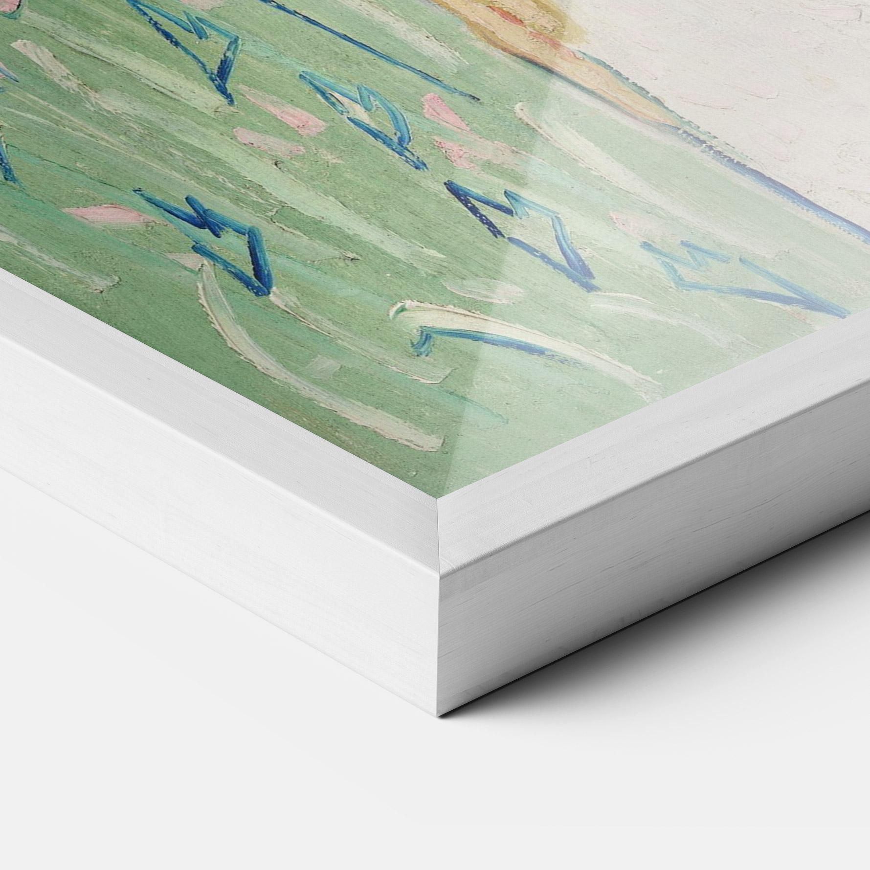 Poster Înrămat Girl In White mockup 3