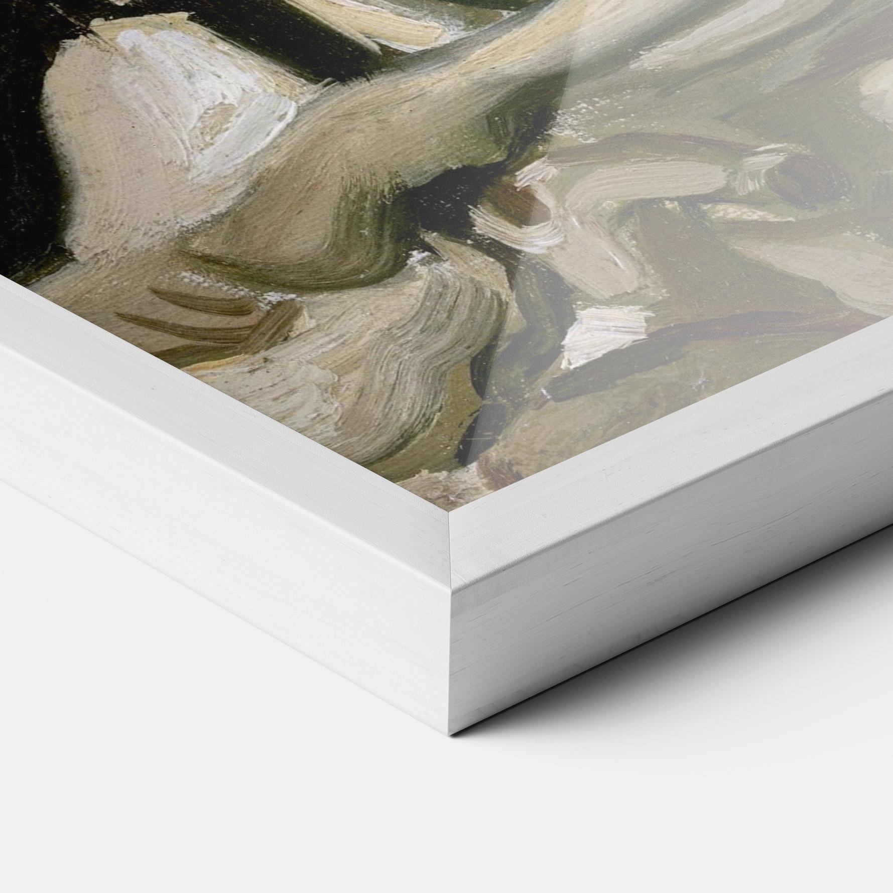 Poster Înrămat Skeleton Cigarette mockup 3