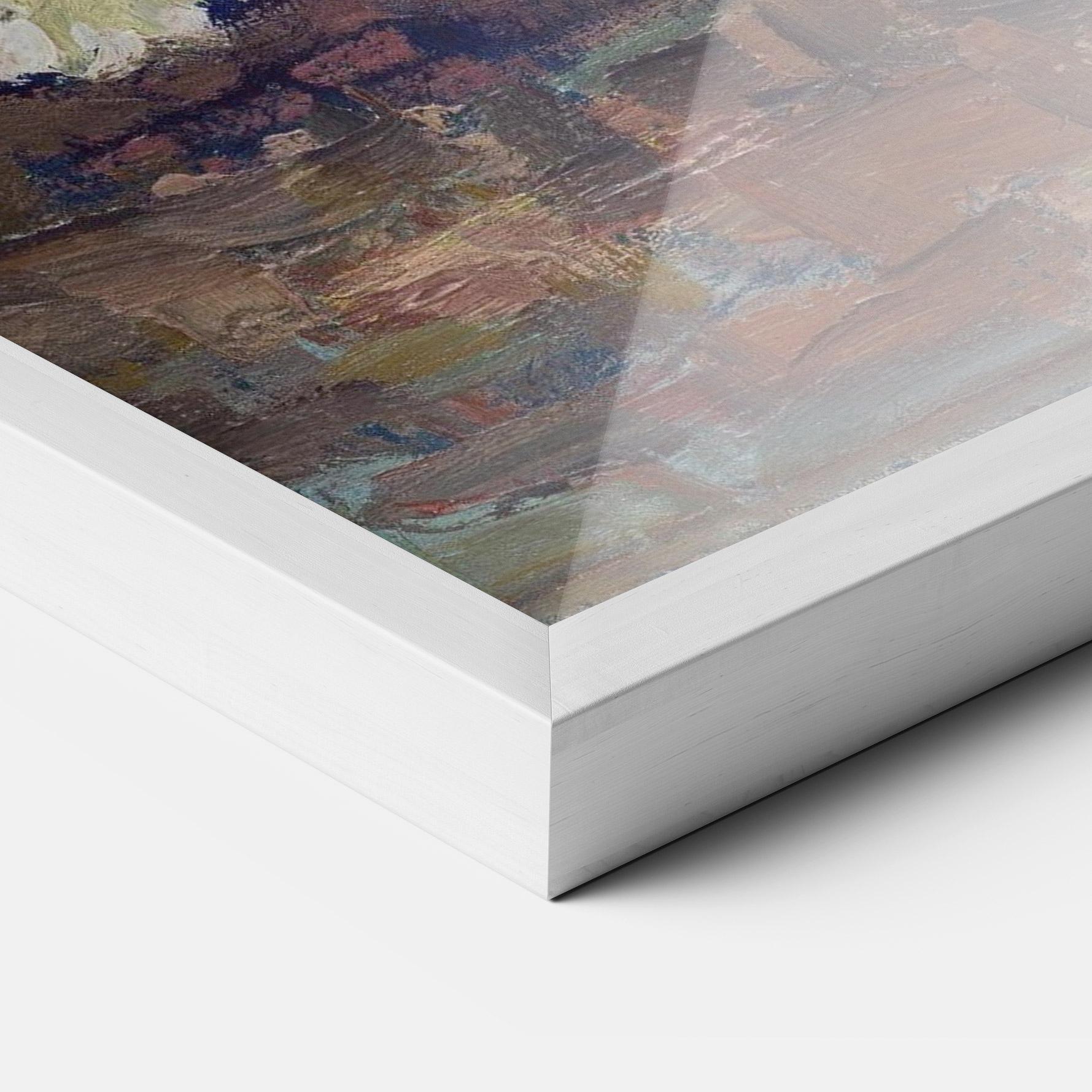 Poster Înrămat Vase With Carnations mockup 3