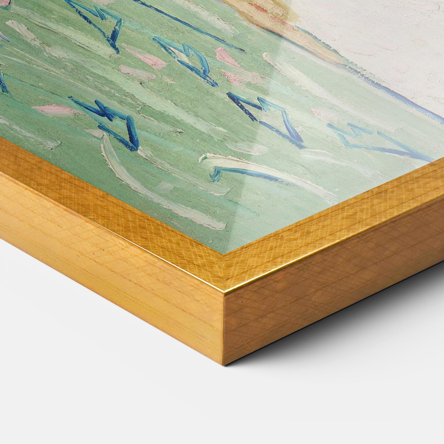 Poster Înrămat Girl In White mockup 3