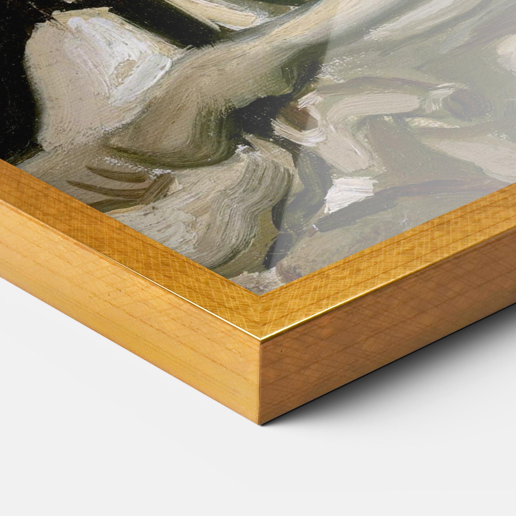 Poster Înrămat Skeleton Cigarette mockup 3