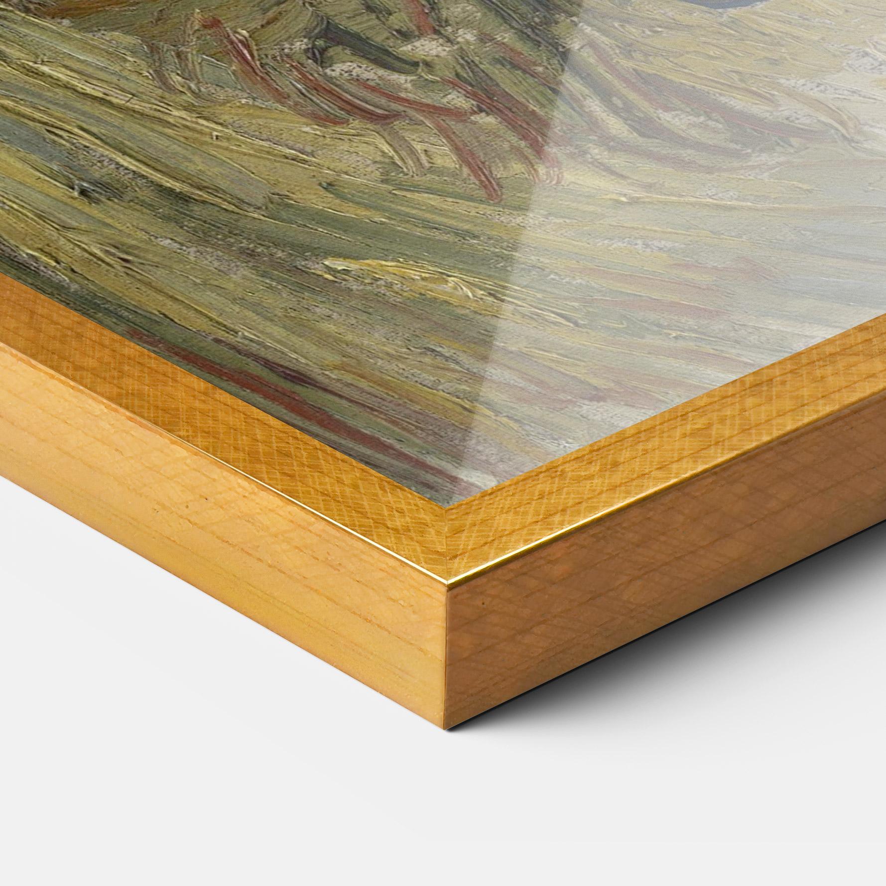 Poster Înrămat Woman Sheaves mockup 3