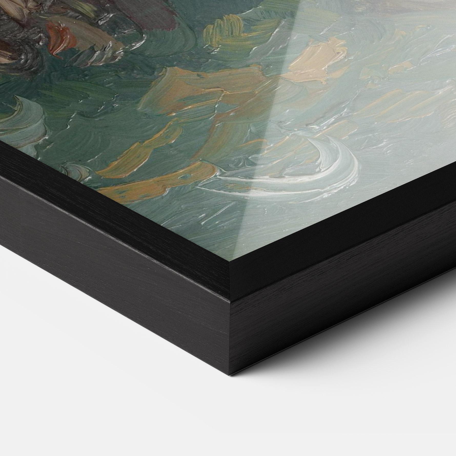 Poster Înrămat Flesje Met Pioenrozen mockup 3