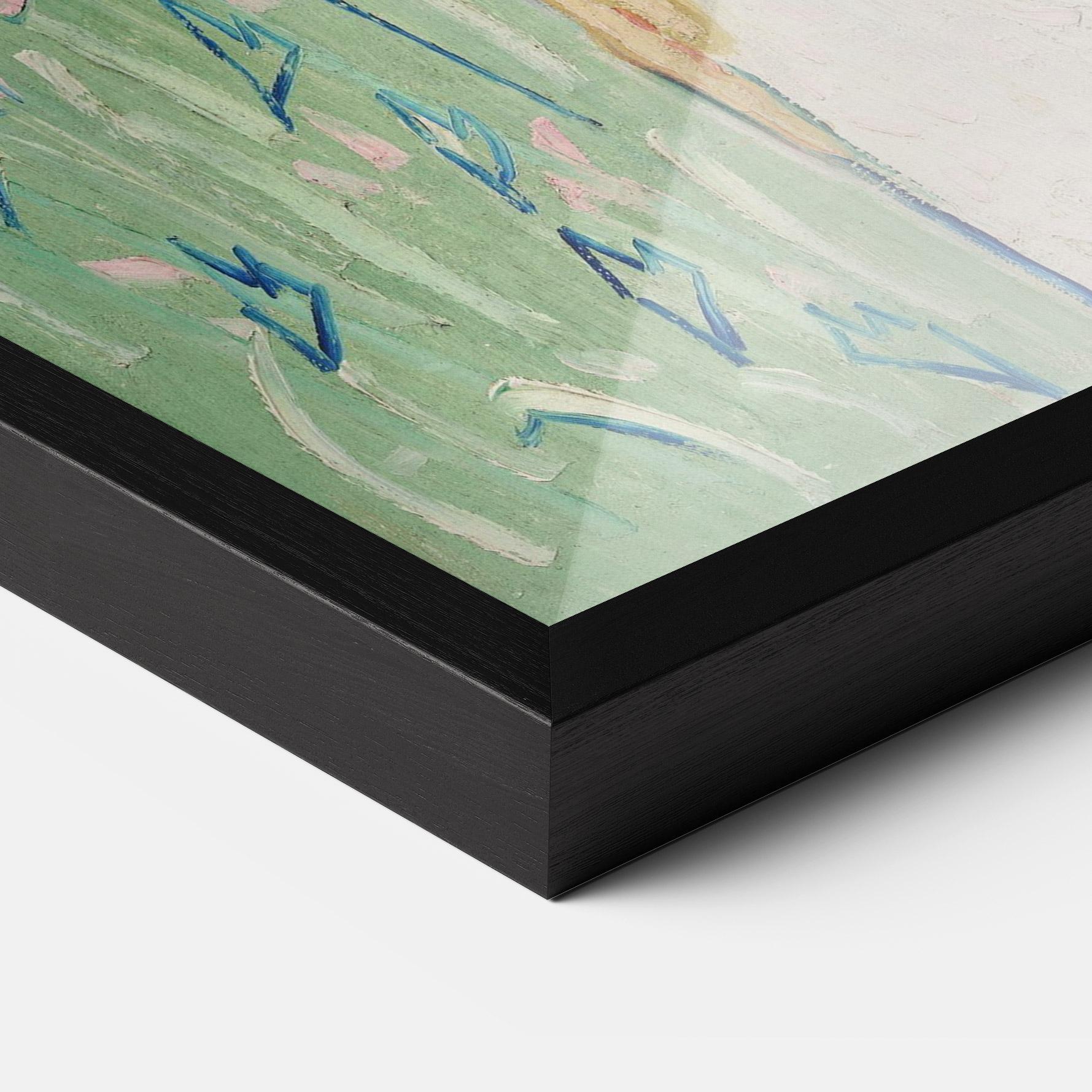 Poster Înrămat Girl In White mockup 3