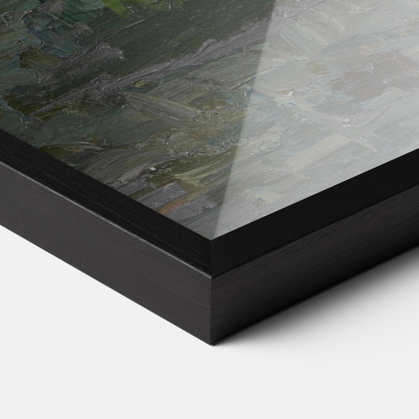 Poster Înrămat Glas Met Gele Rozen mockup 3