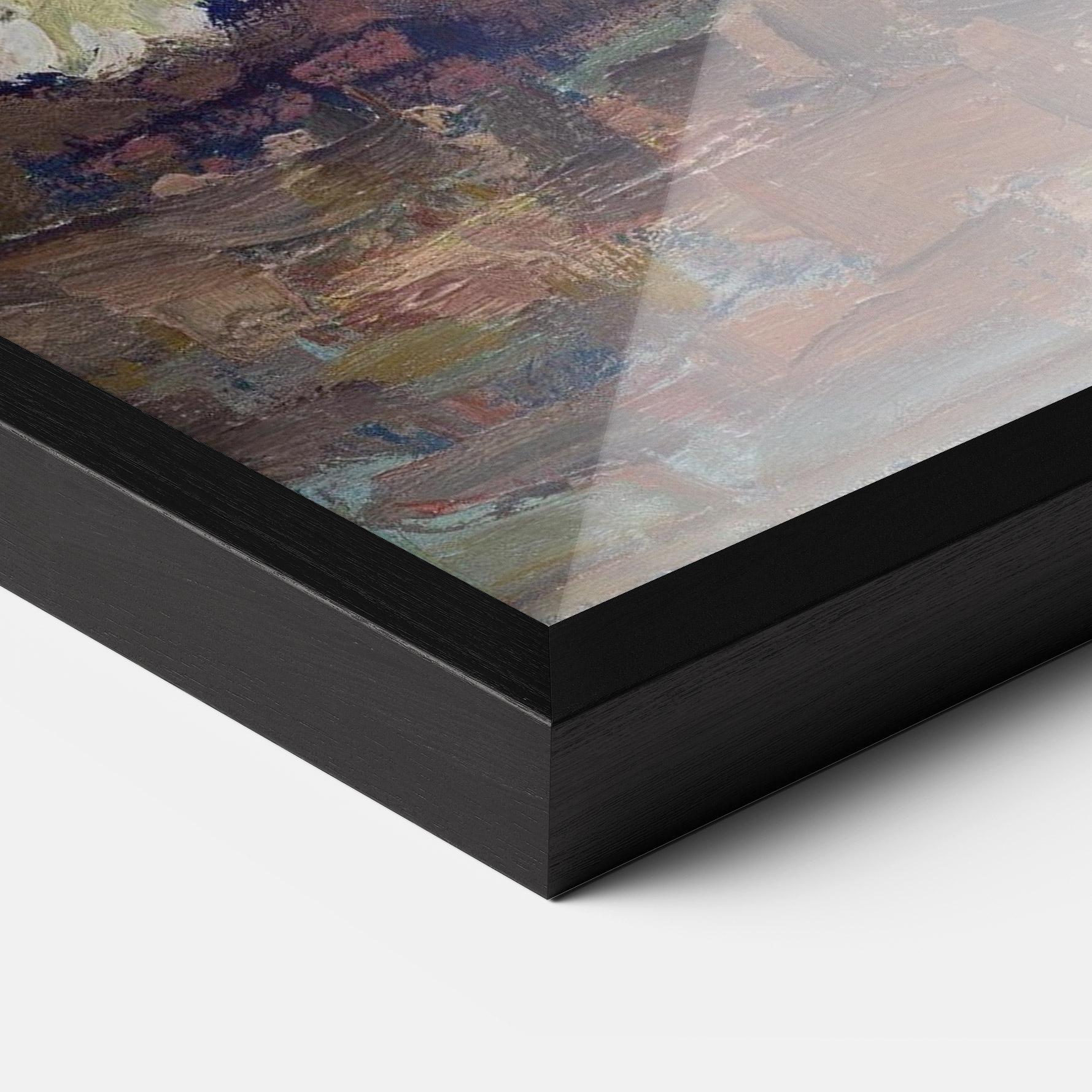 Poster Înrămat Vase With Carnations mockup 3