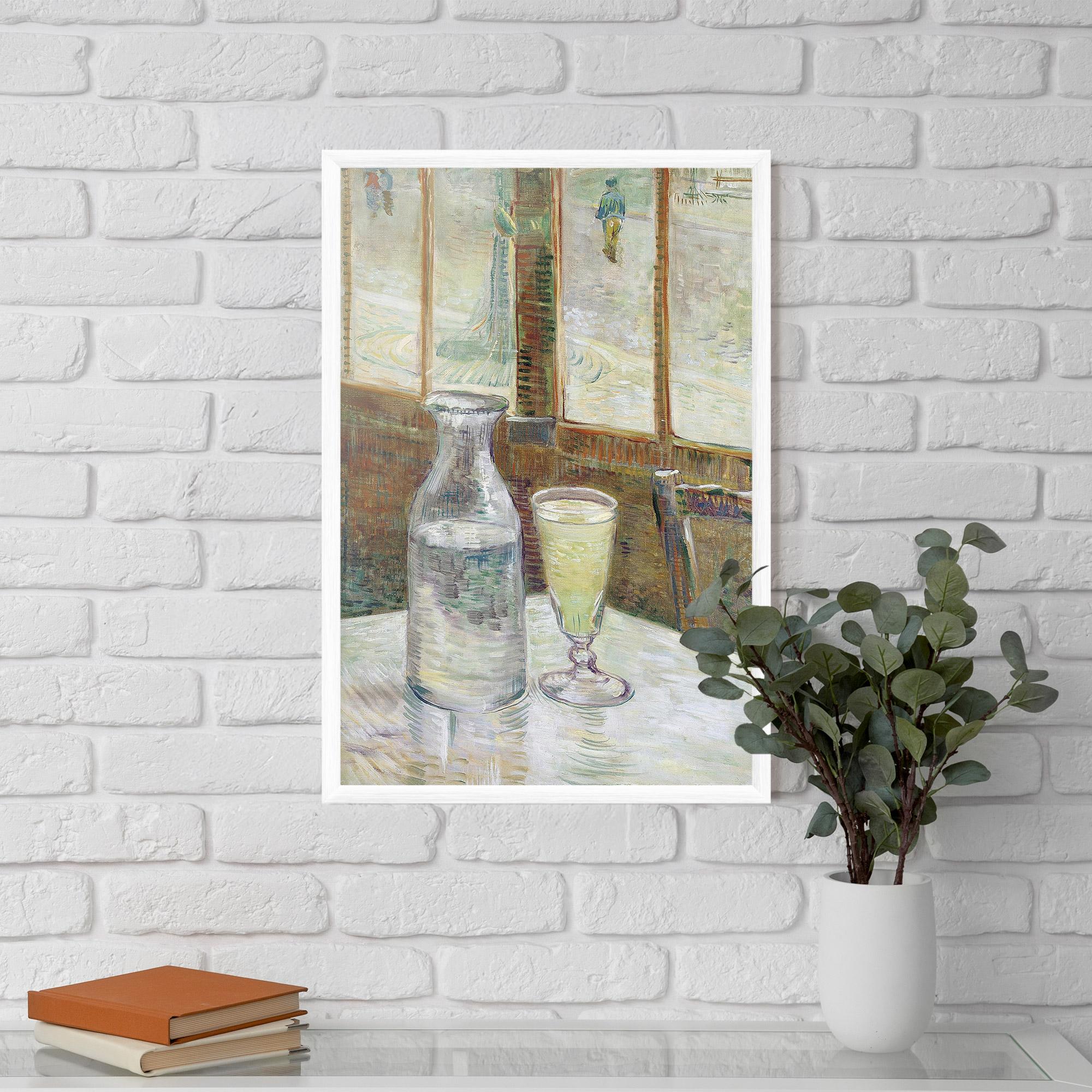 Poster Înrămat Cafetafel Met Absint mockup 5