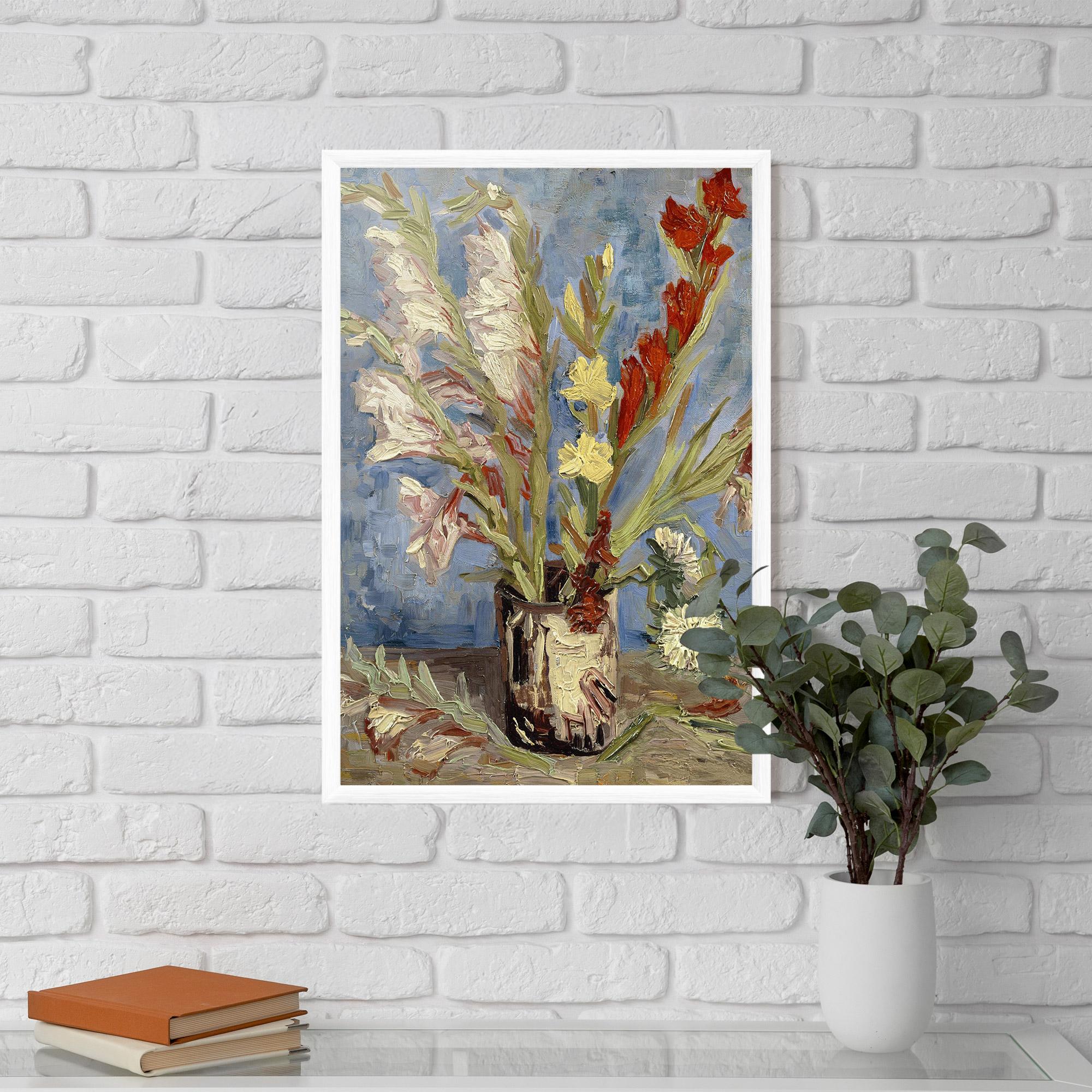 Poster Înrămat Tuingladiolen mockup 5