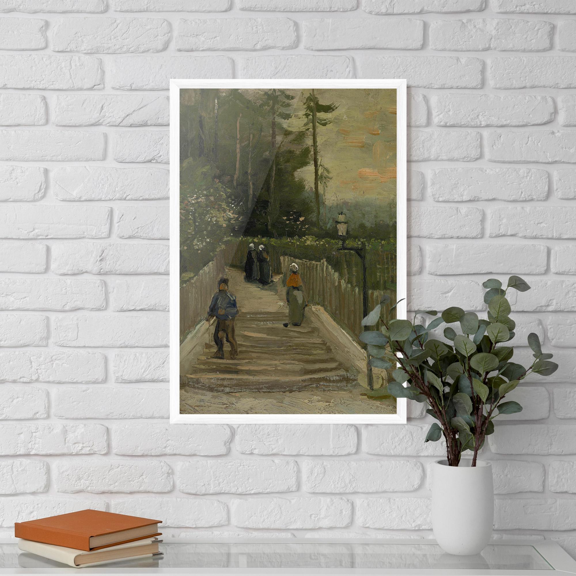 Poster Înrămat Weg Te Montmartre mockup 5