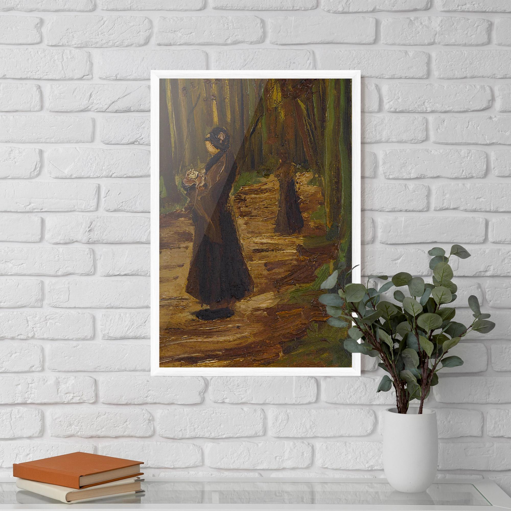 Poster Înrămat Women In Wood mockup 5