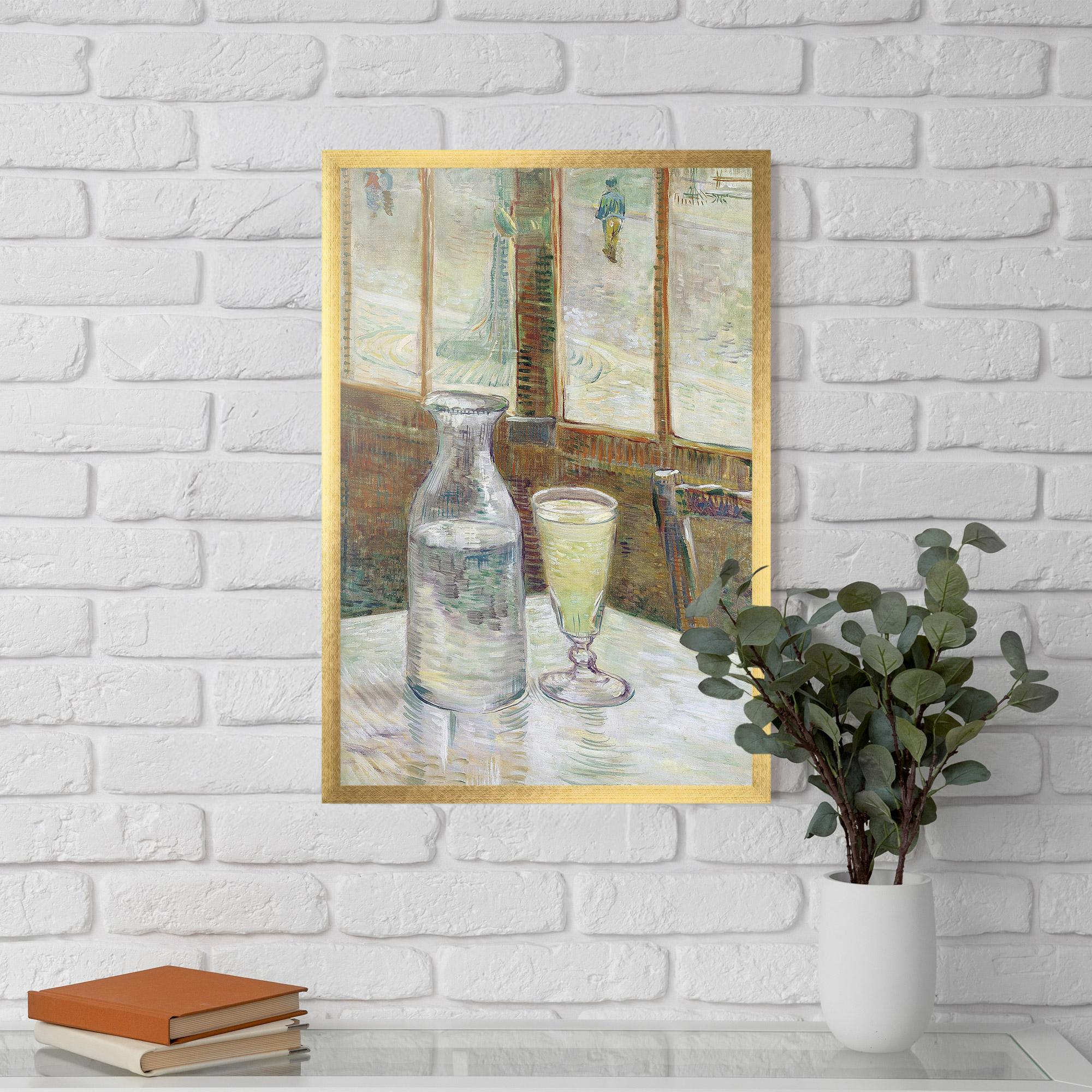 Poster Înrămat Cafetafel Met Absint mockup 5