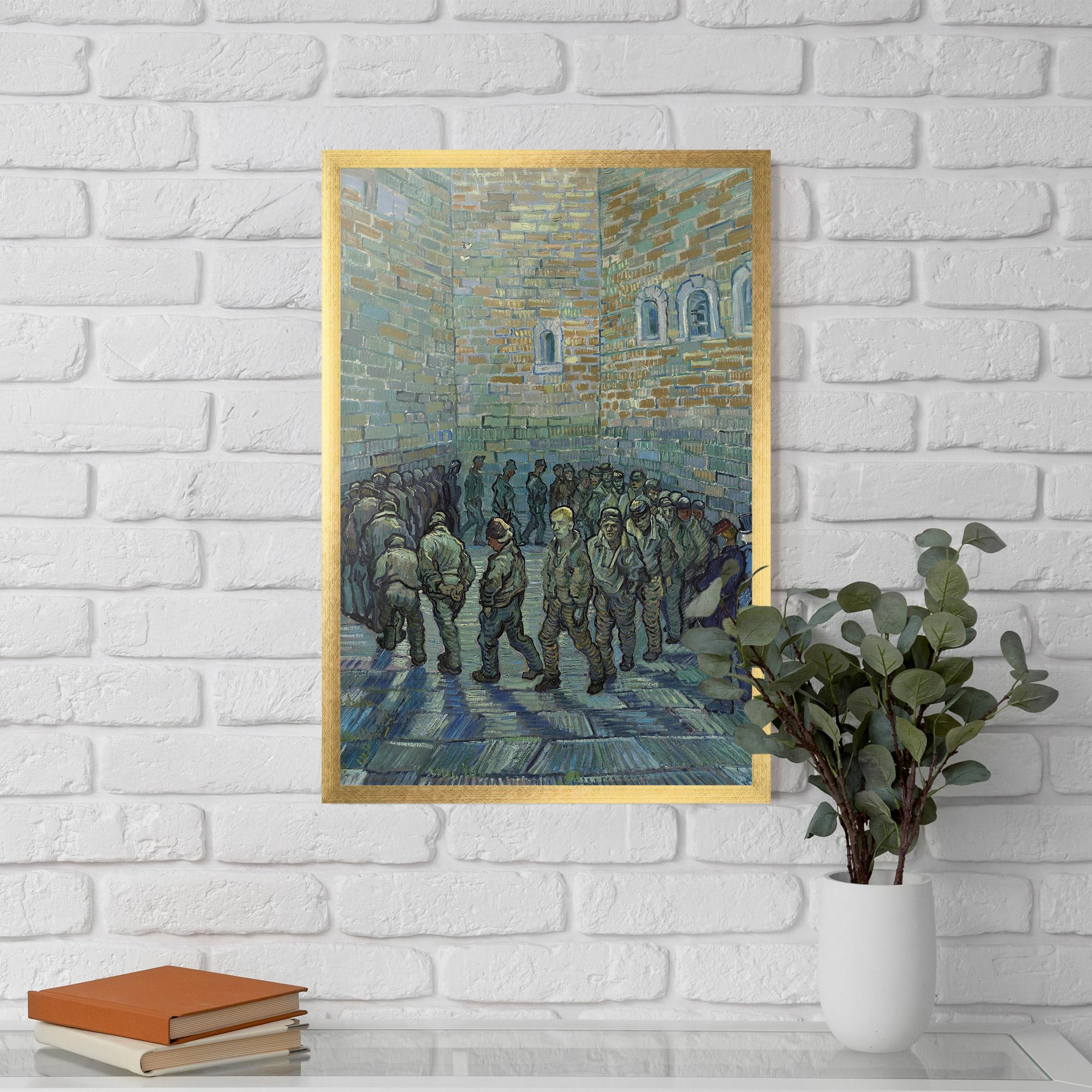 Poster Înrămat Prisoners Exercising mockup 5