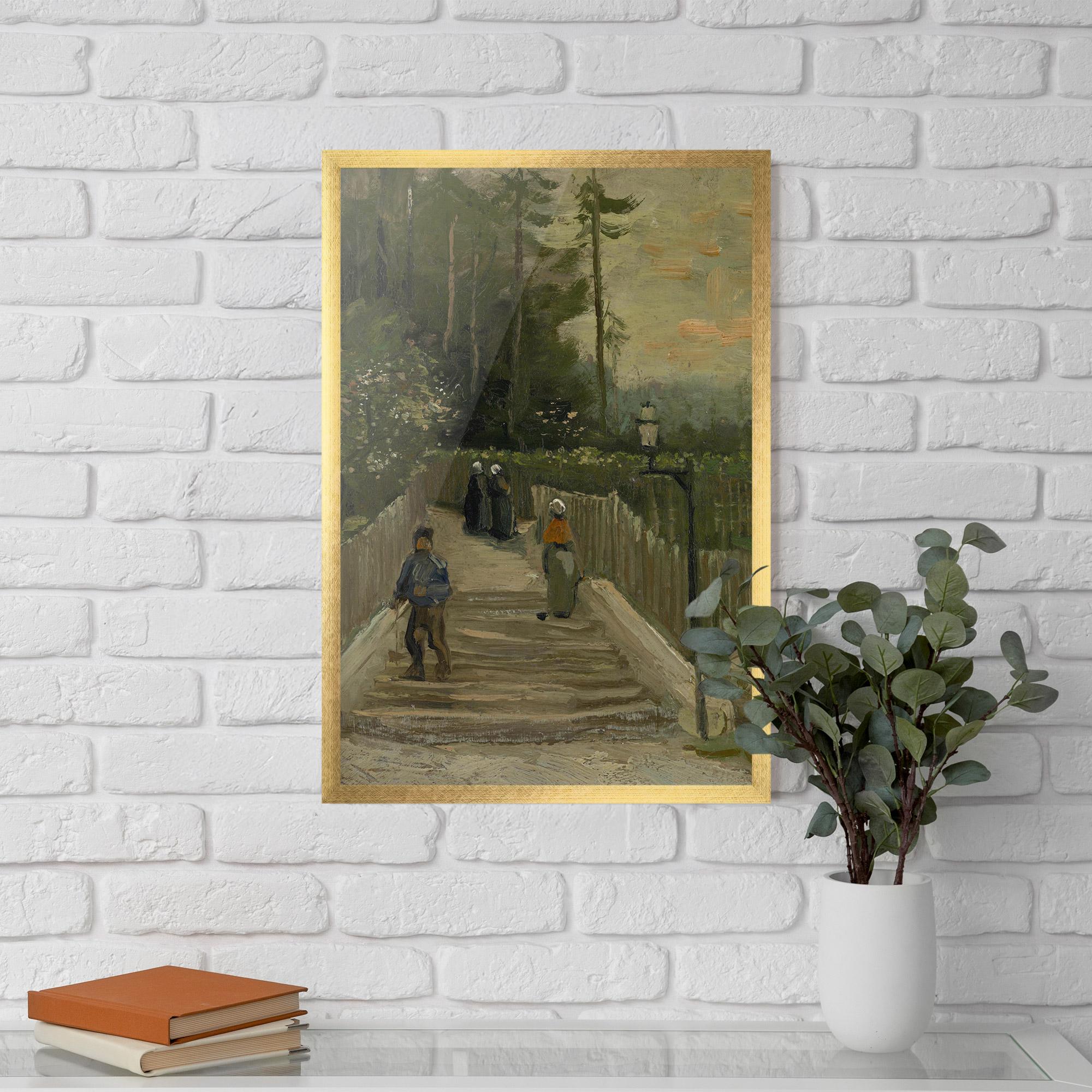 Poster Înrămat Weg Te Montmartre mockup 5