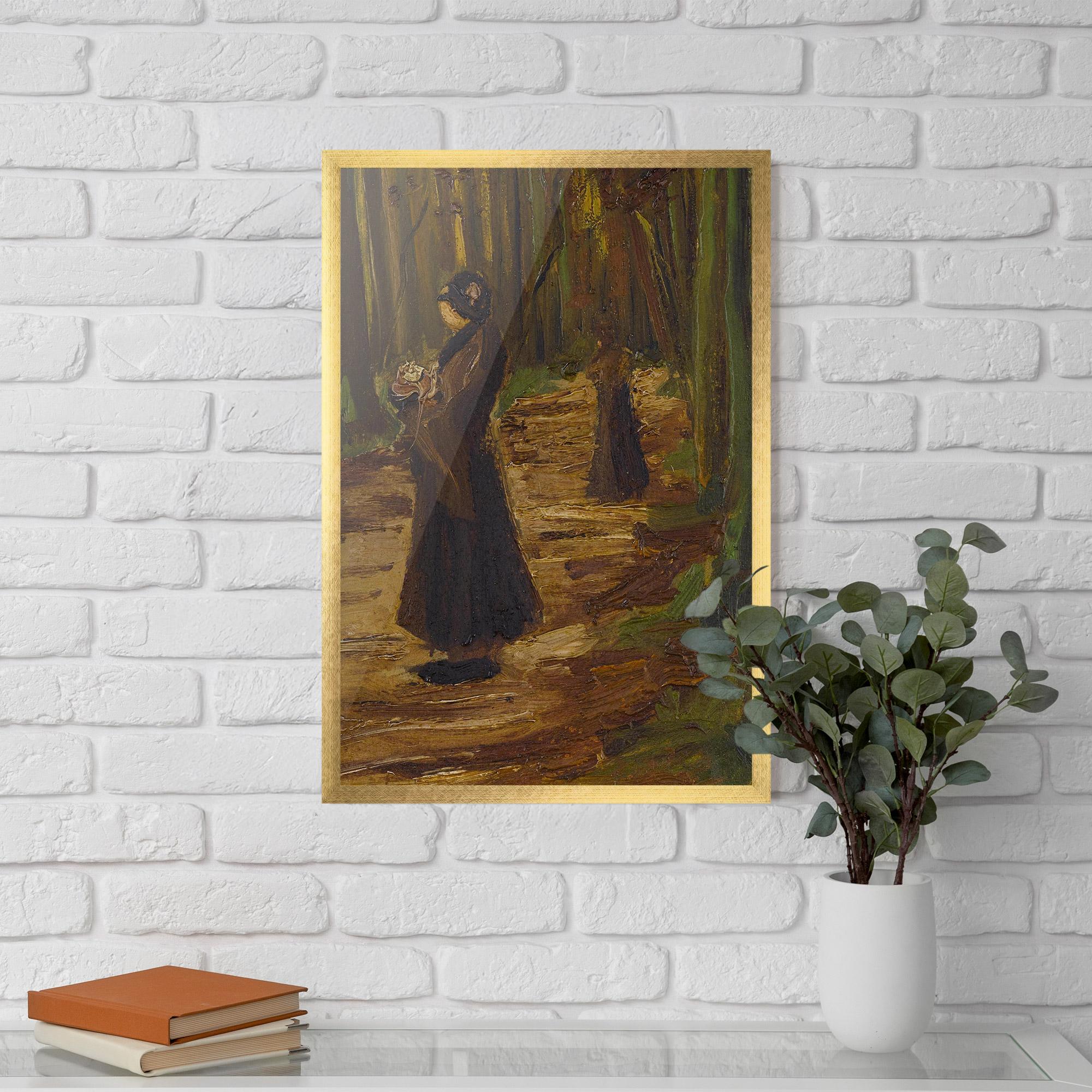 Poster Înrămat Women In Wood mockup 5