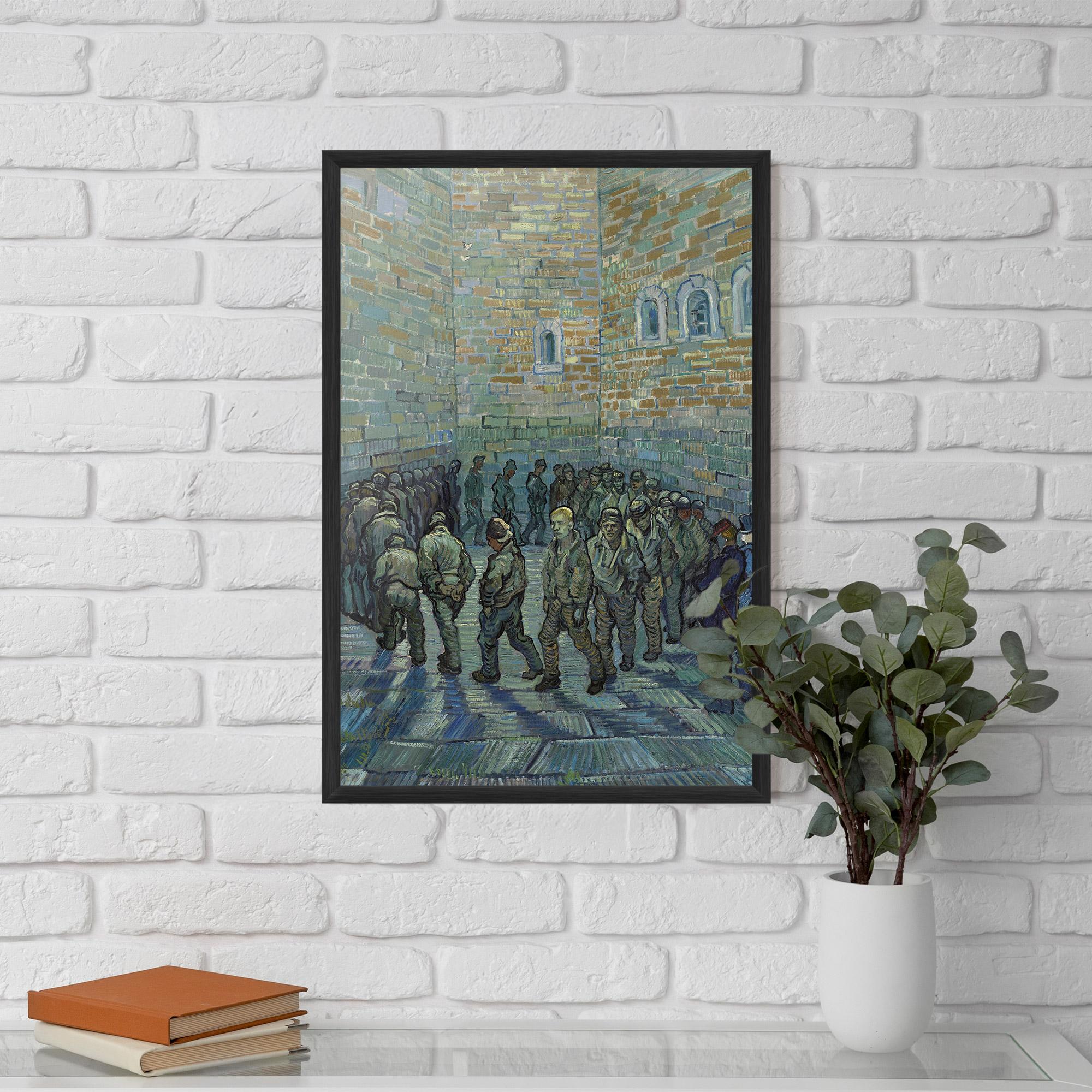 Poster Înrămat Prisoners Exercising mockup 5