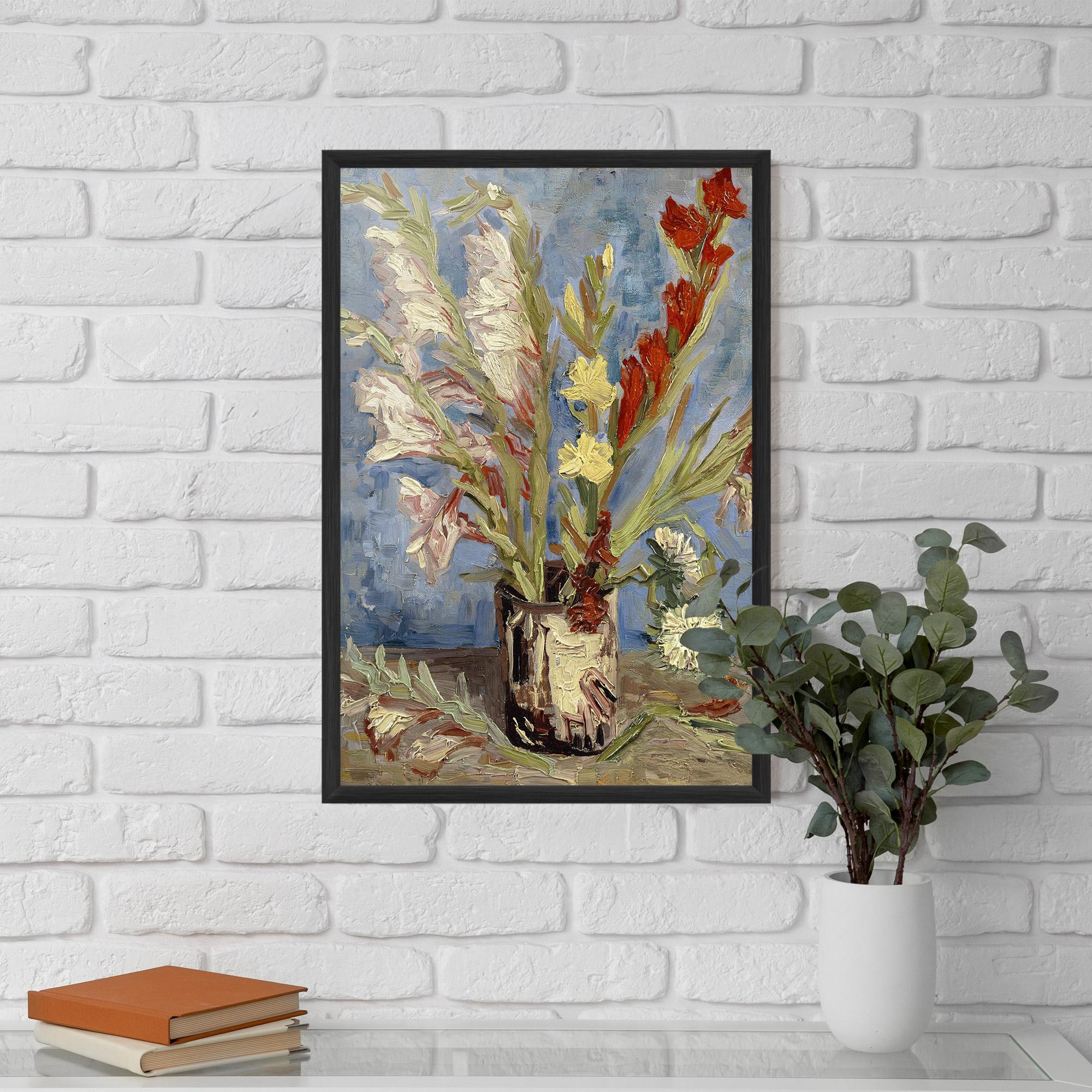 Poster Înrămat Tuingladiolen mockup 5