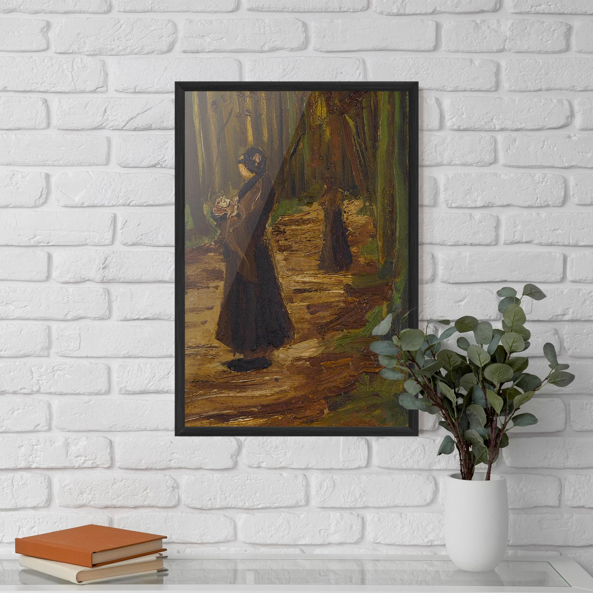 Poster Înrămat Women In Wood mockup 5