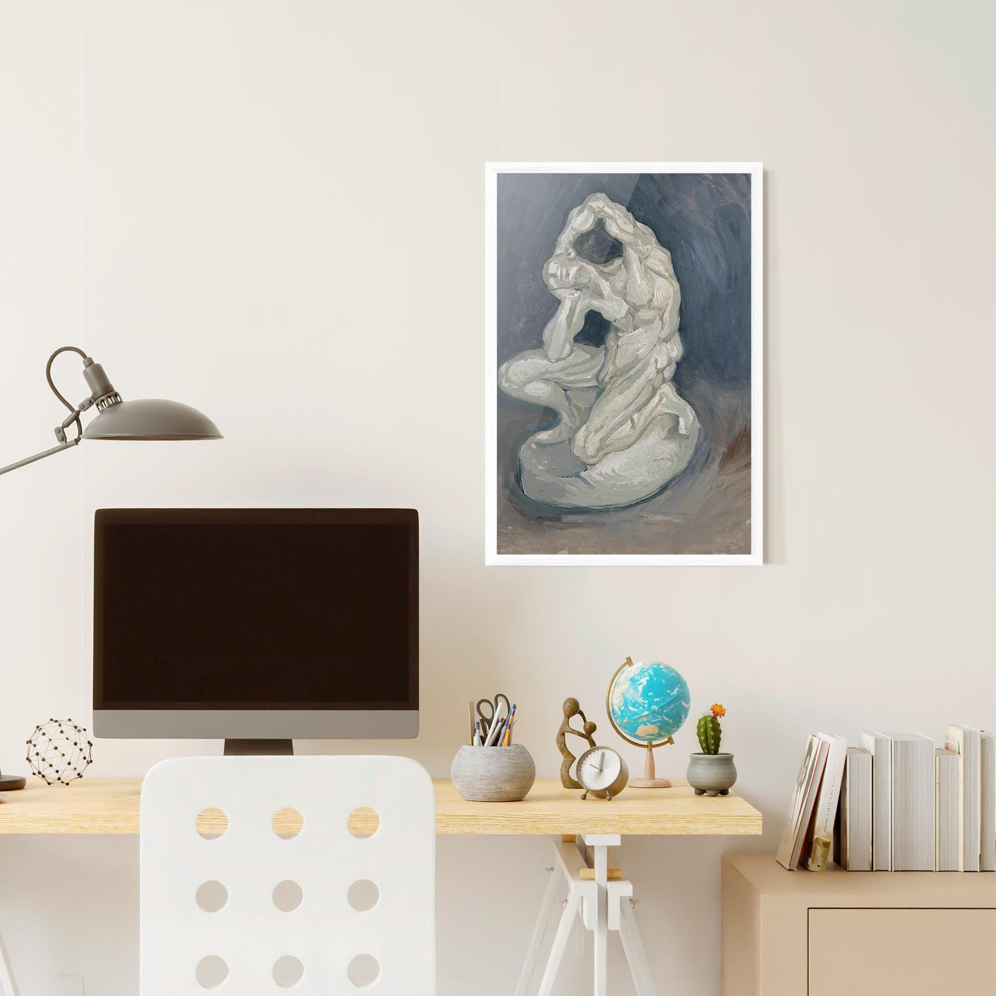 Poster Înrămat Geknielde Spierman mockup 6