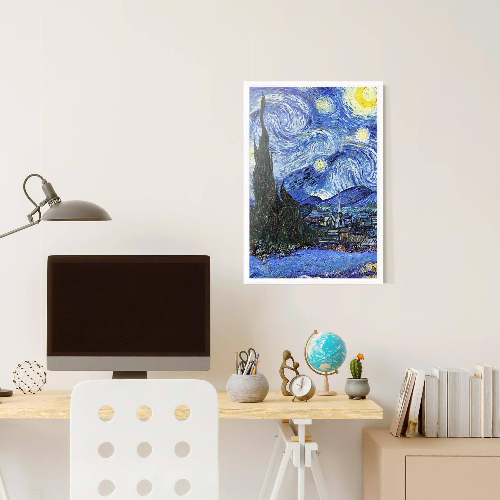 Poster Înrămat Starry Night Art mockup 6