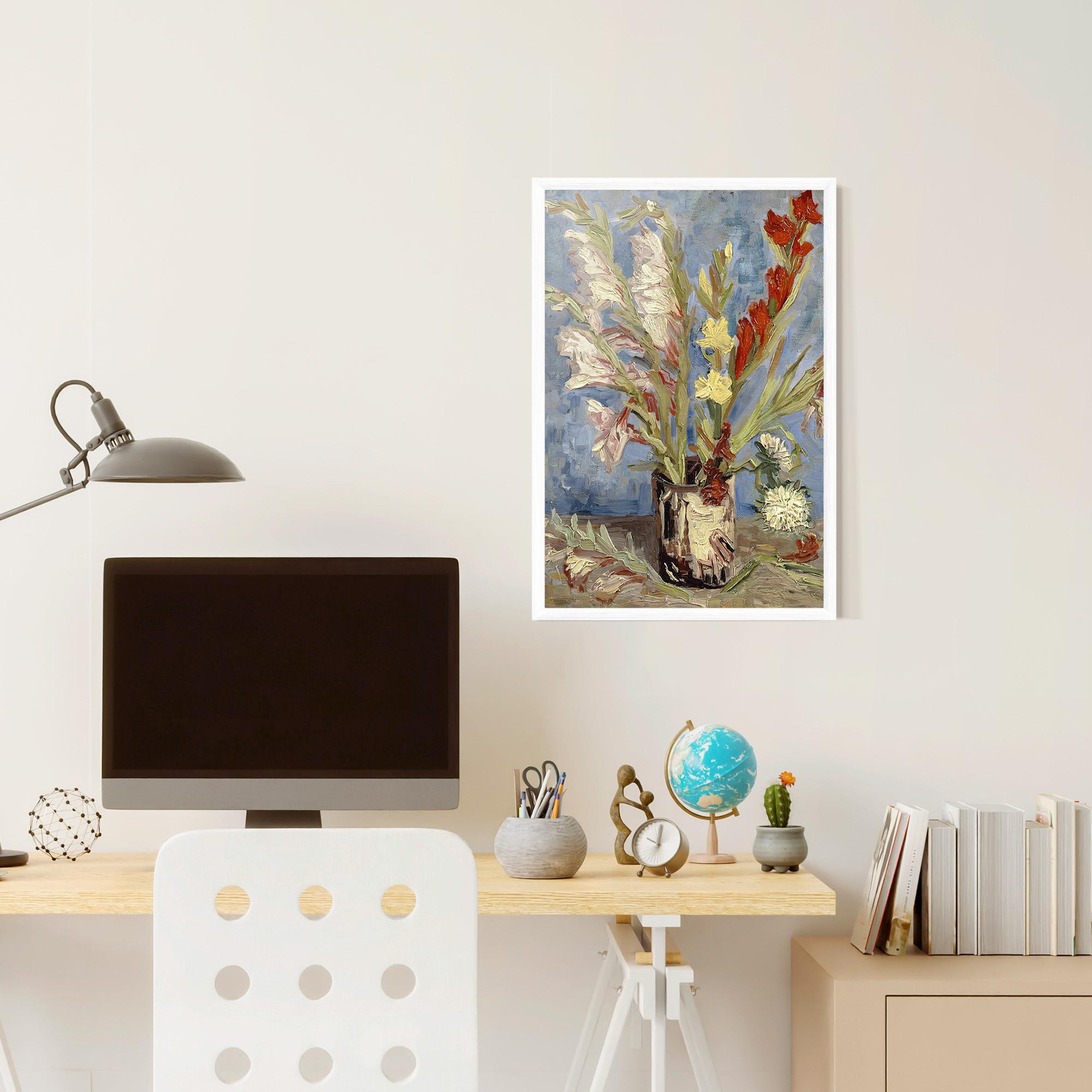 Poster Înrămat Tuingladiolen mockup 6