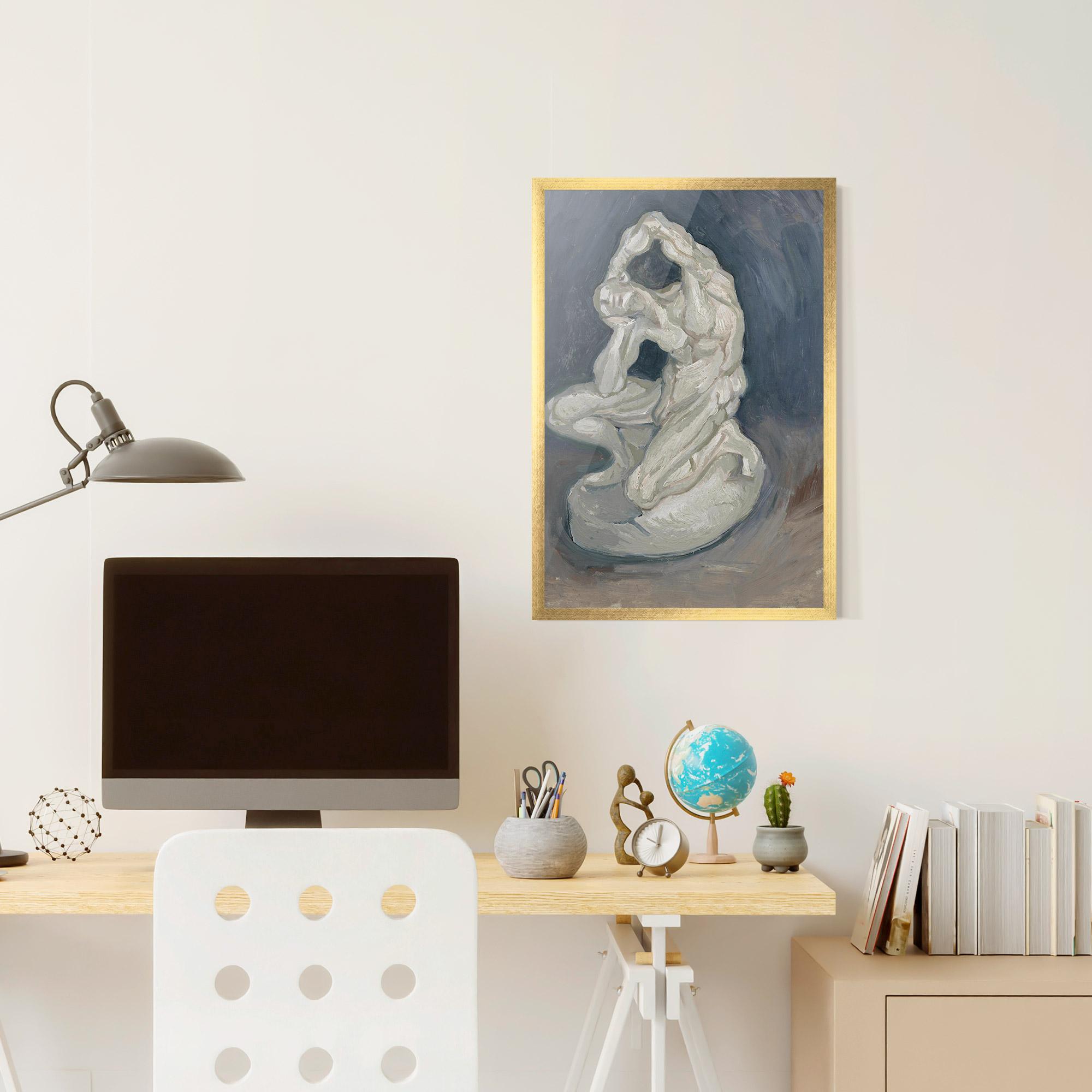 Poster Înrămat Geknielde Spierman mockup 6