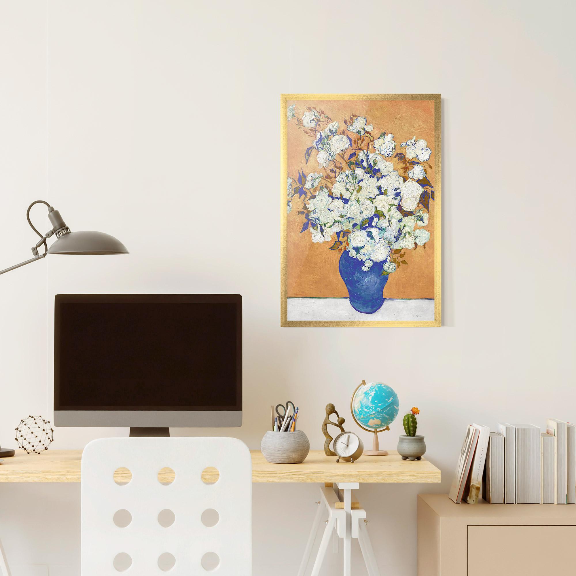 Poster Înrămat Roses Vintage Art mockup 6