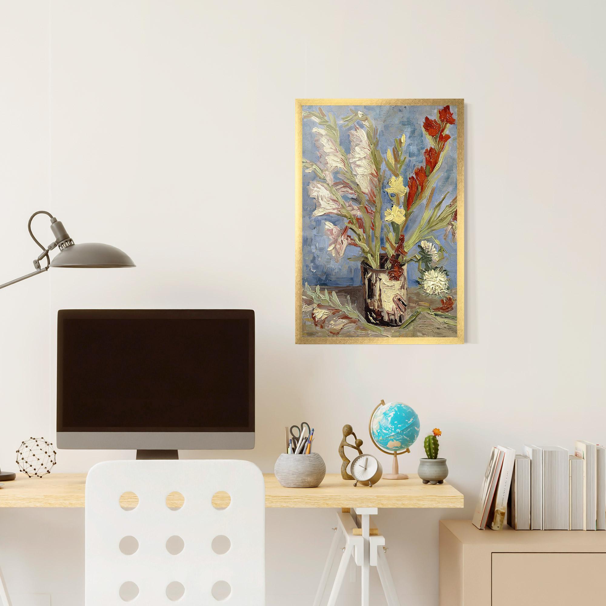 Poster Înrămat Tuingladiolen mockup 6