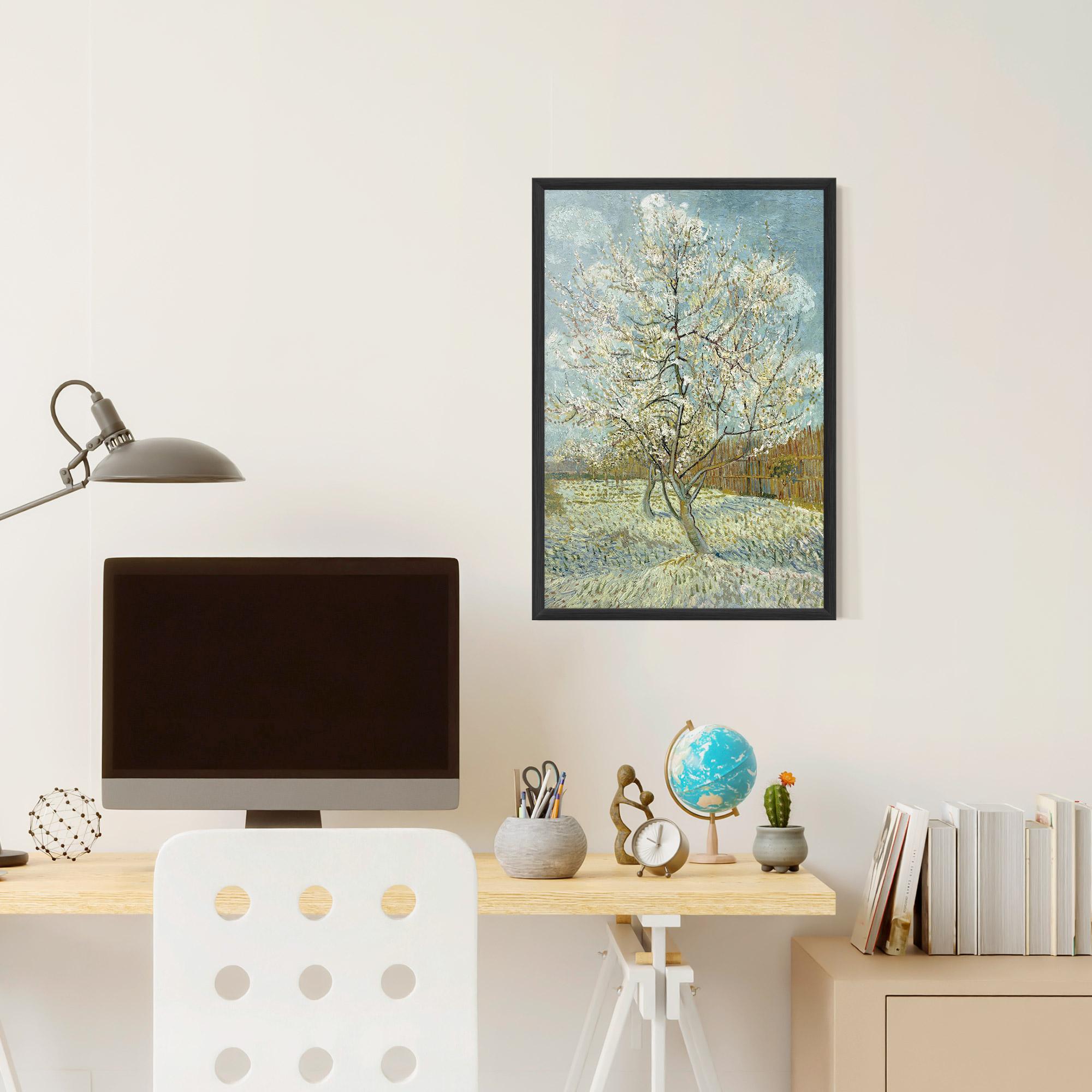 Poster Înrămat De Roze Perzikboom mockup 6