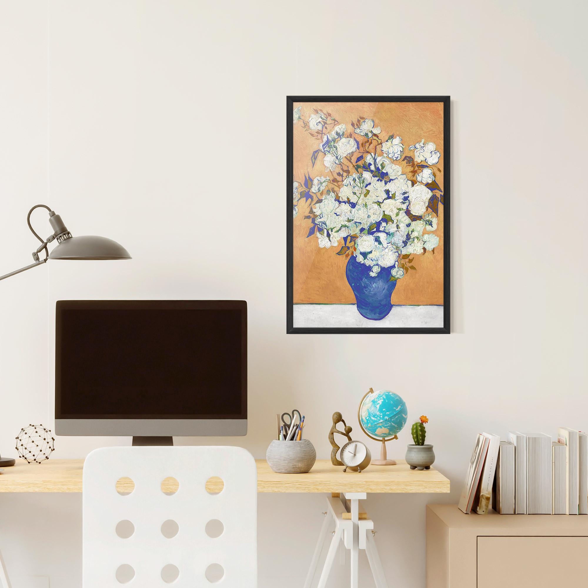 Poster Înrămat Roses Vintage Art mockup 6