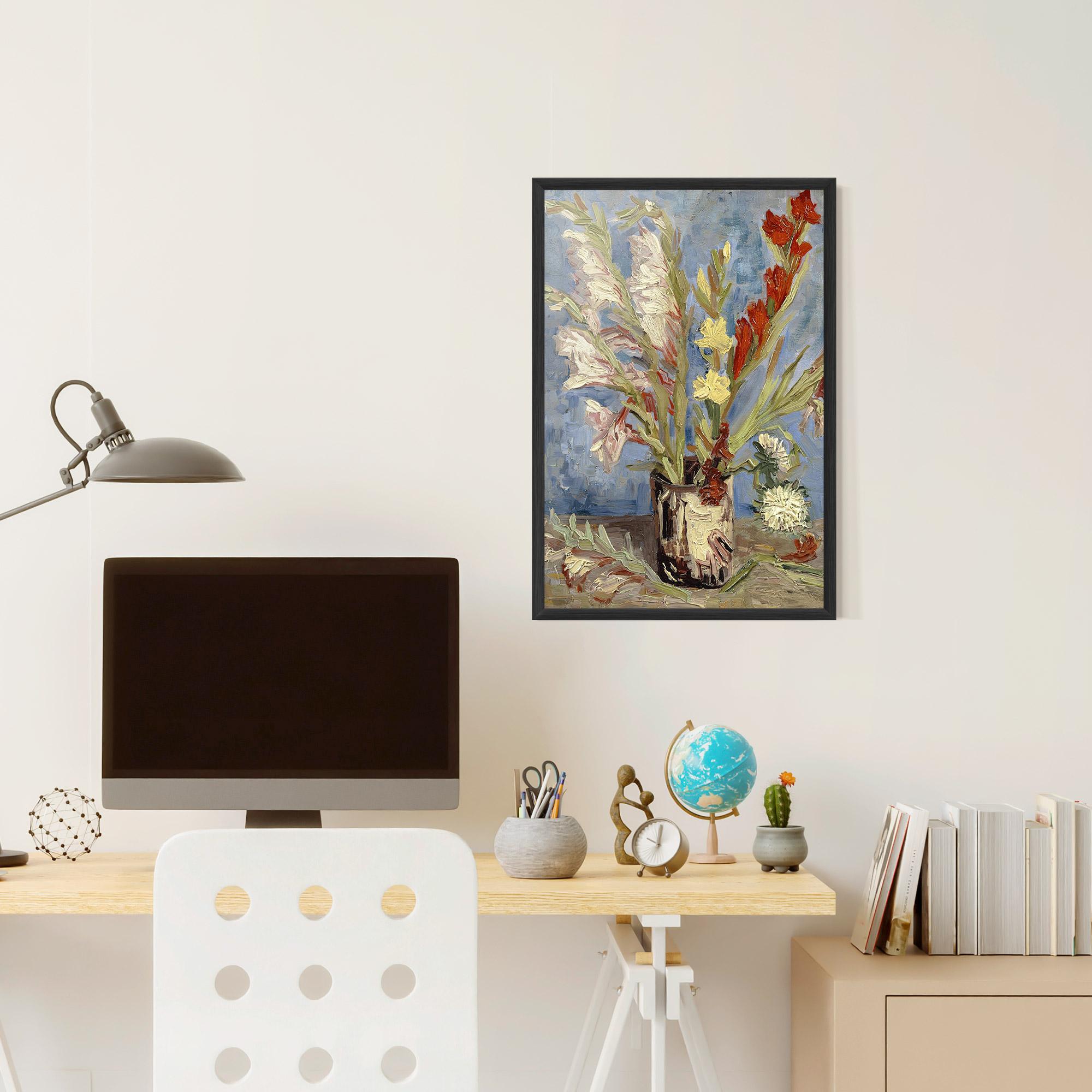 Poster Înrămat Tuingladiolen mockup 6