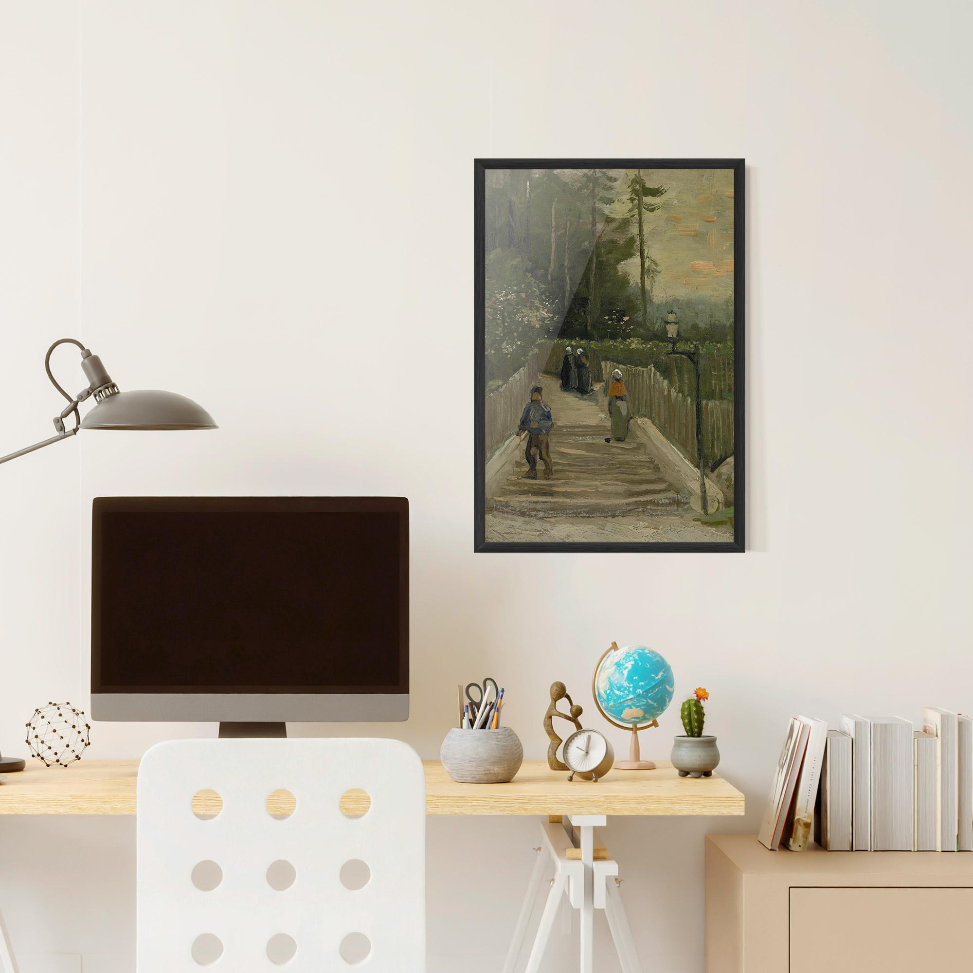 Poster Înrămat Weg Te Montmartre mockup 6