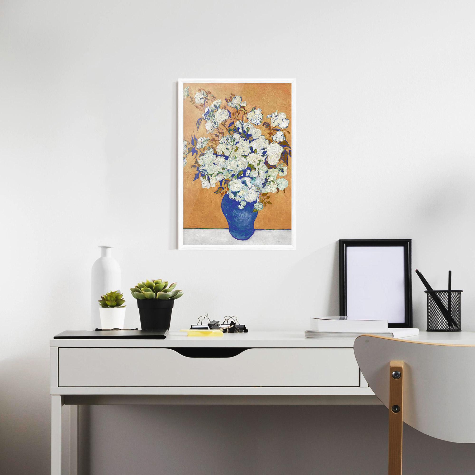 Poster Înrămat Roses Vintage Art mockup 7