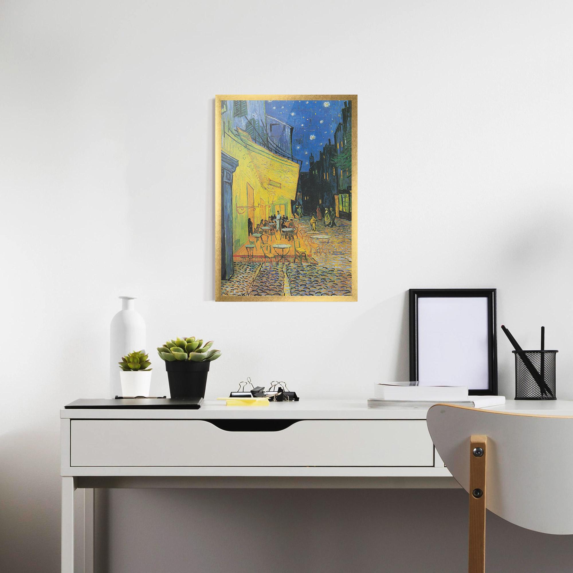 Poster Înrămat Cafe Terrace At Night mockup 7