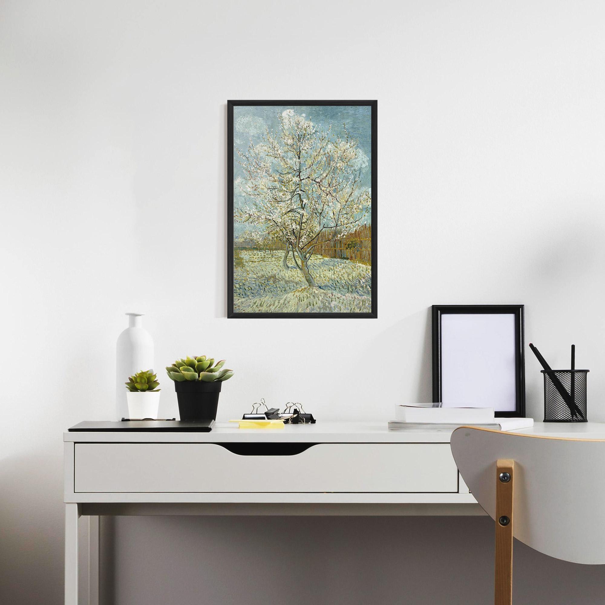 Poster Înrămat De Roze Perzikboom mockup 7