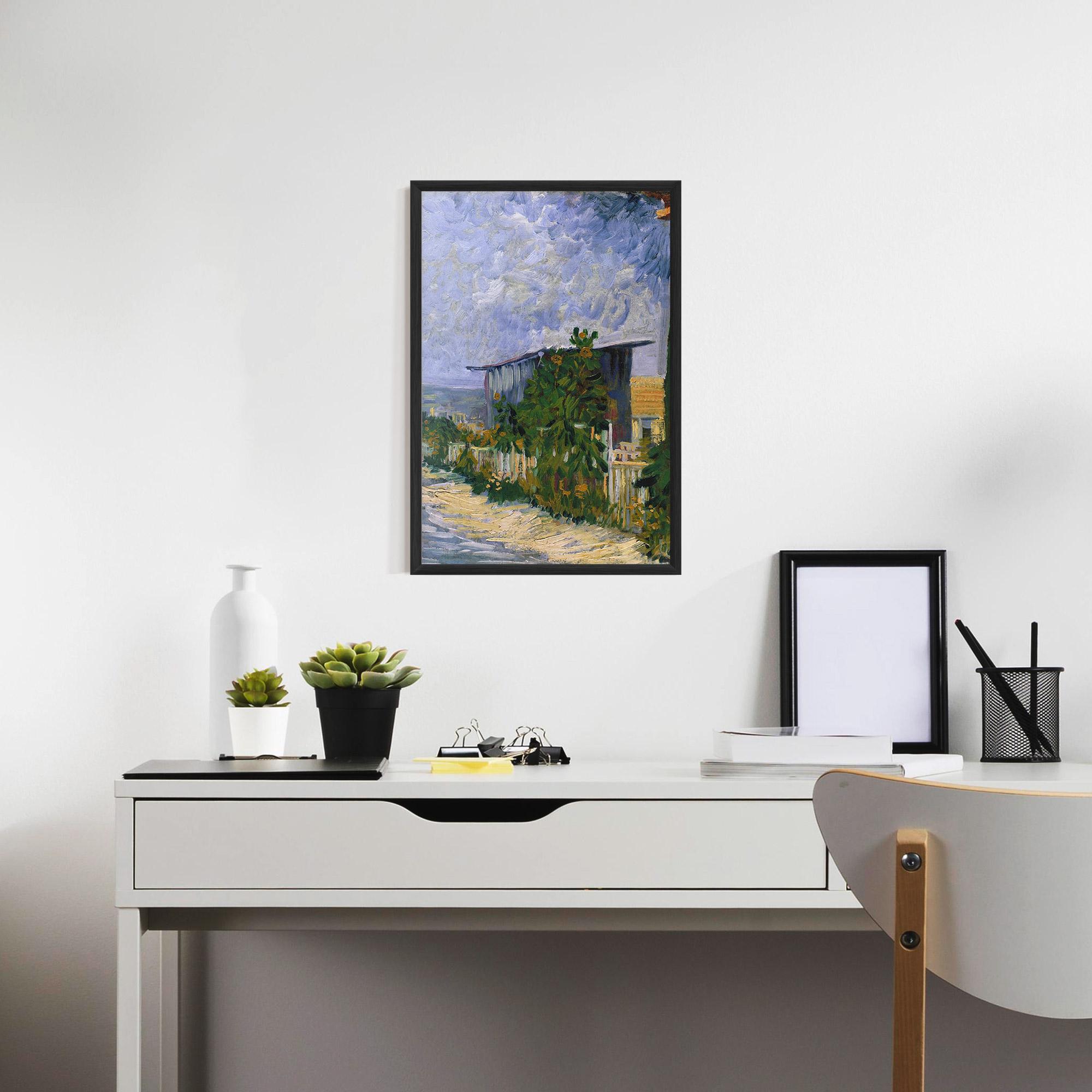 Poster Înrămat Shelter On Montmartre mockup 7