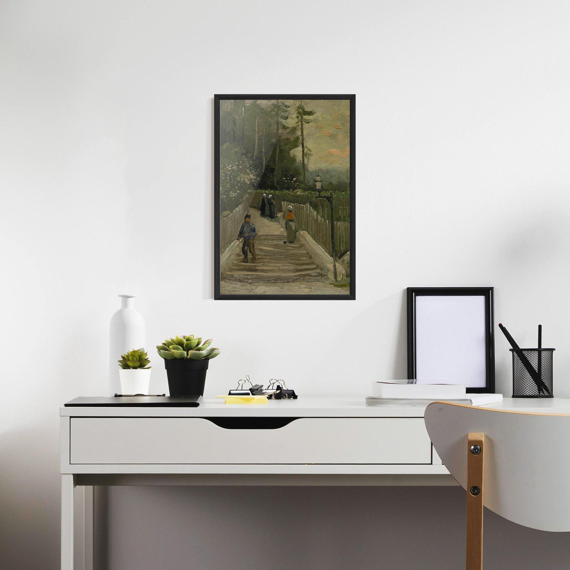 Poster Înrămat Weg Te Montmartre mockup 7