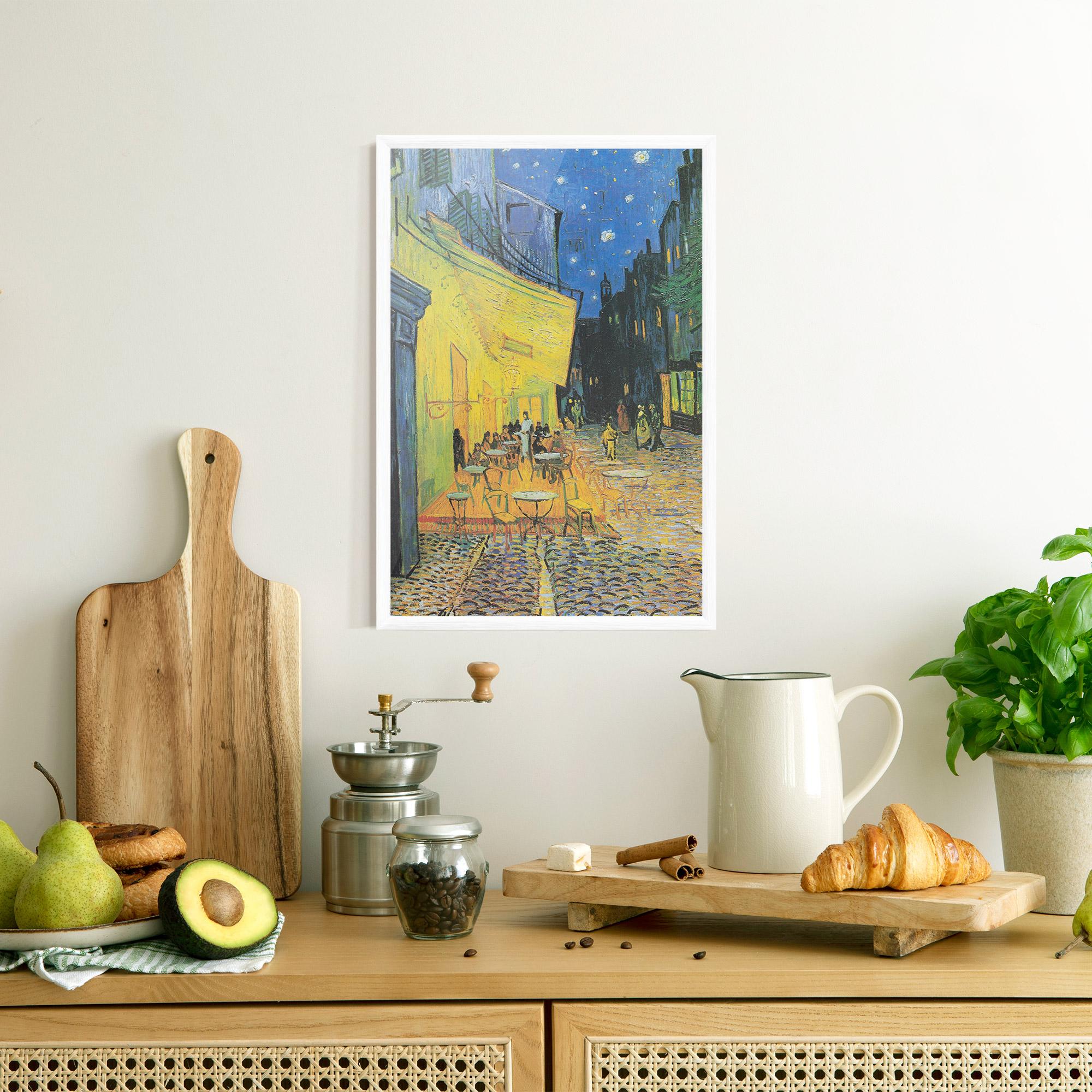 Poster Înrămat Cafe Terrace At Night mockup 8