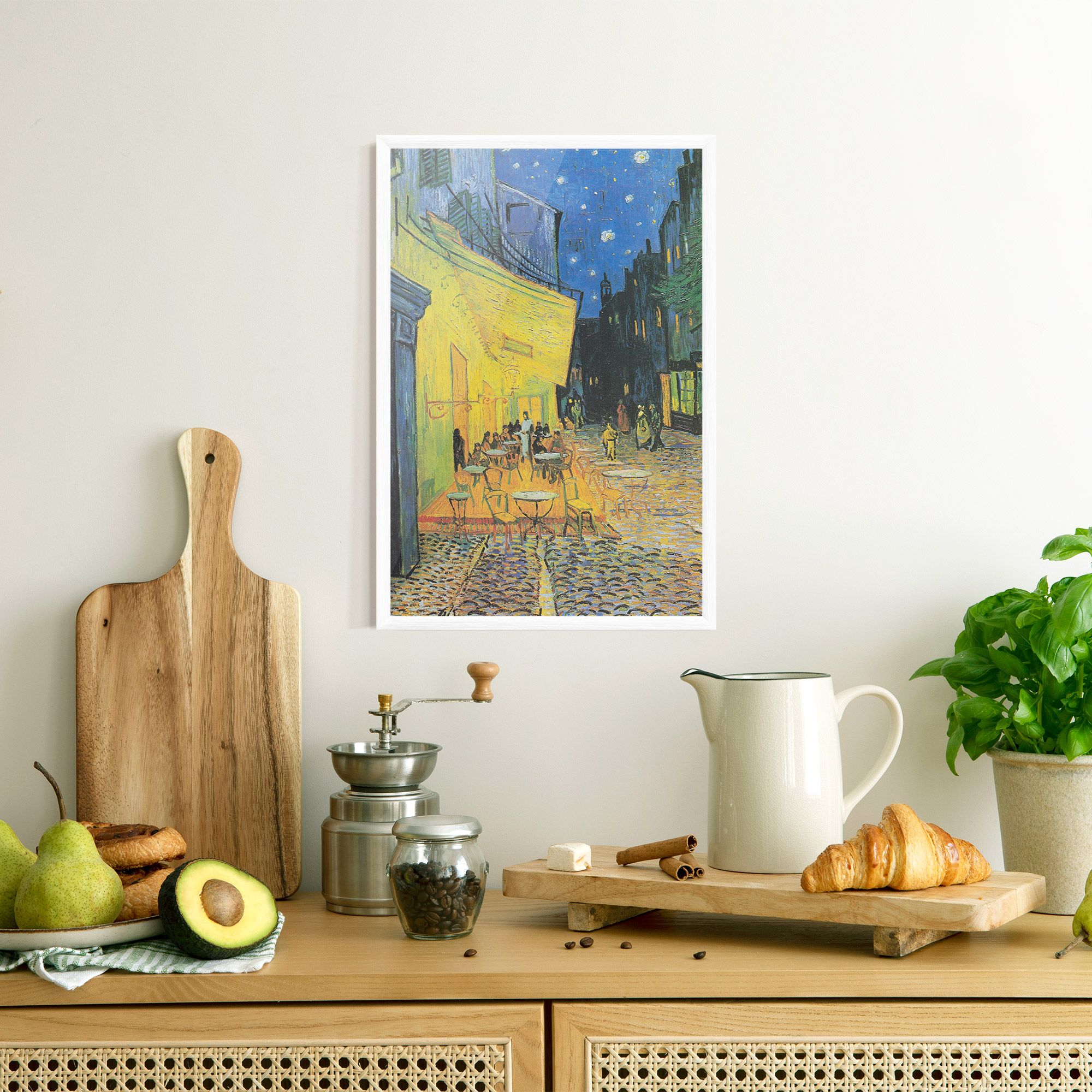 Cafe Terrace At Night mockup 8