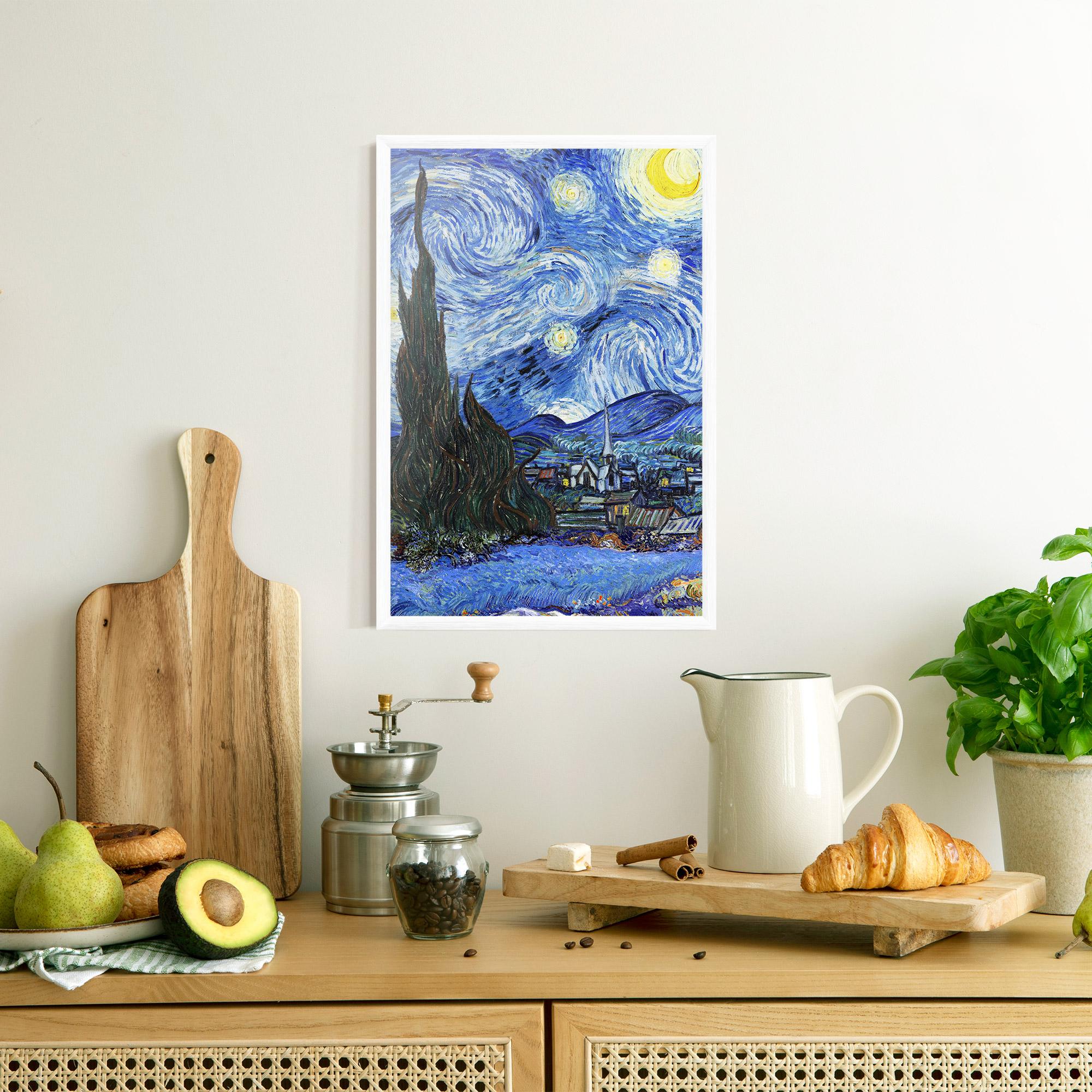 Poster Înrămat Starry Night Art mockup 8
