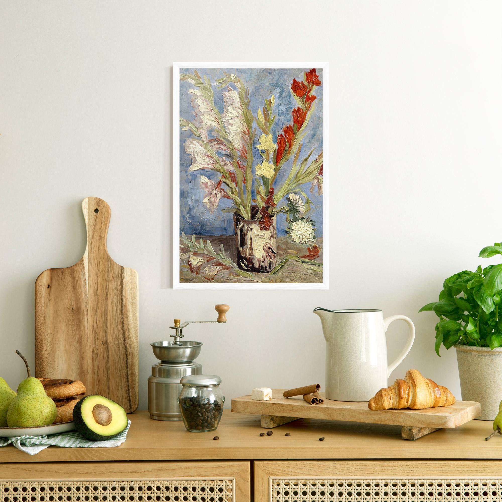 Poster Înrămat Tuingladiolen mockup 8