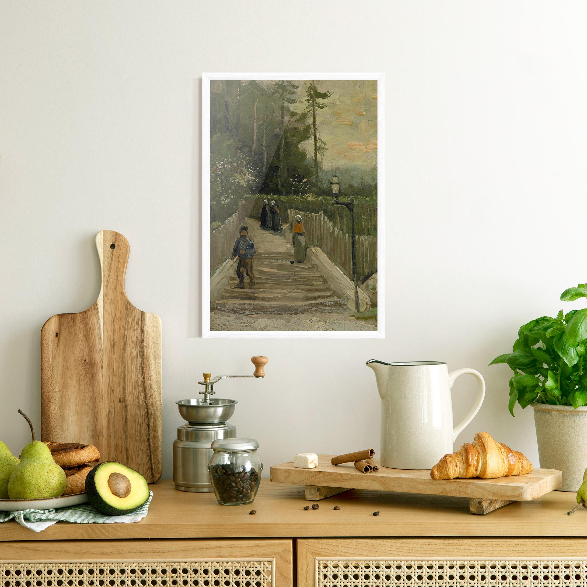 Poster Înrămat Weg Te Montmartre mockup 8