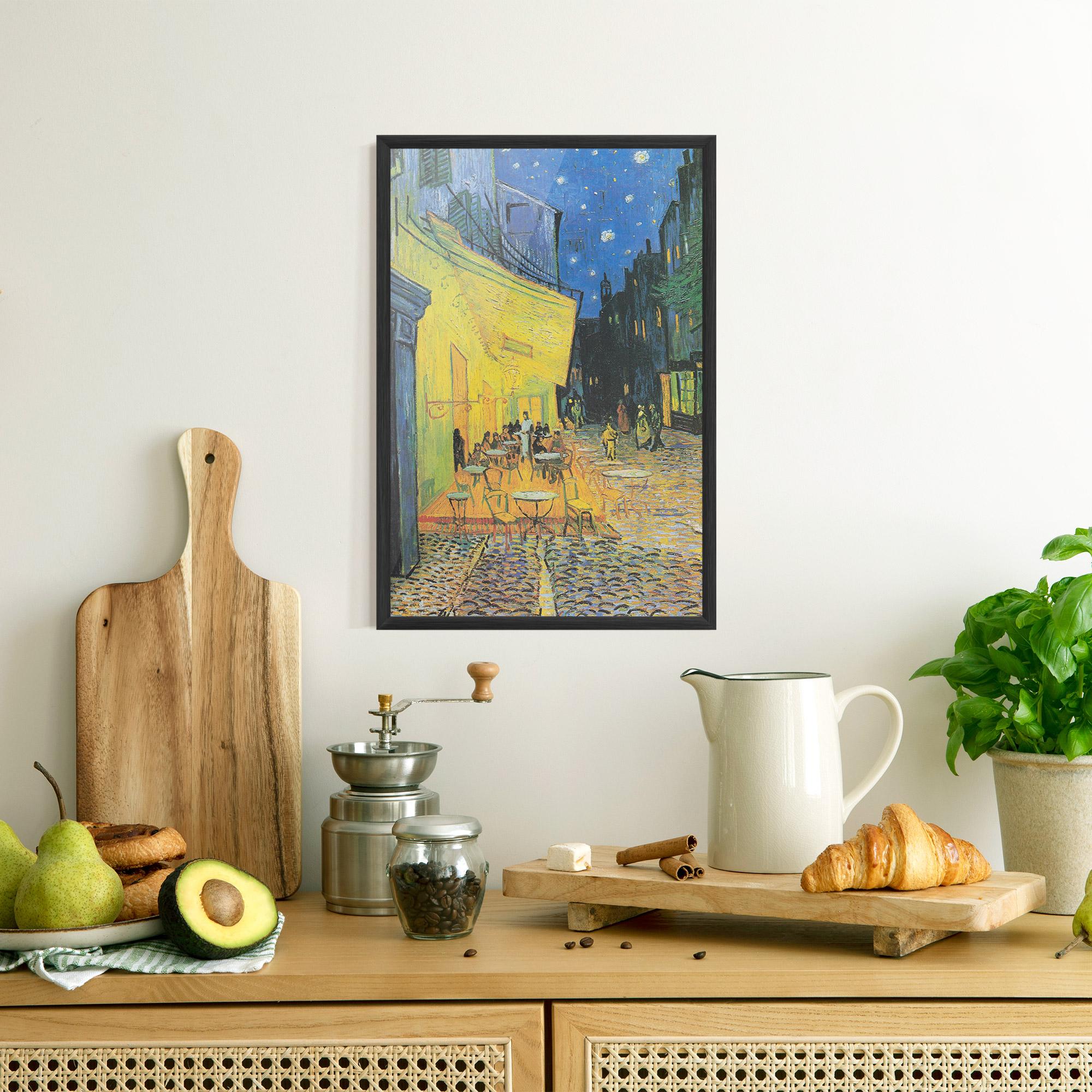 Poster Înrămat Cafe Terrace At Night mockup 8