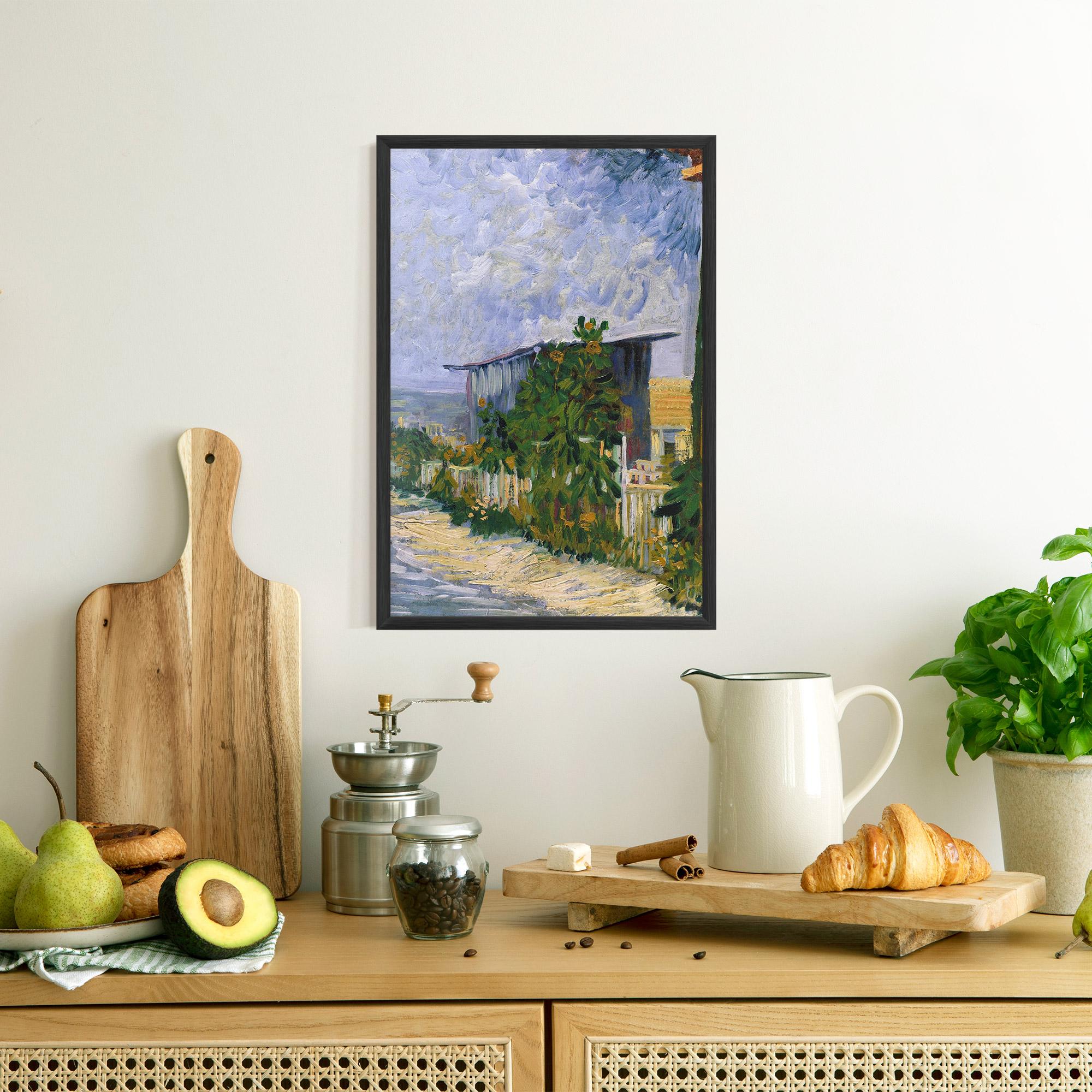 Poster Înrămat Shelter On Montmartre mockup 8