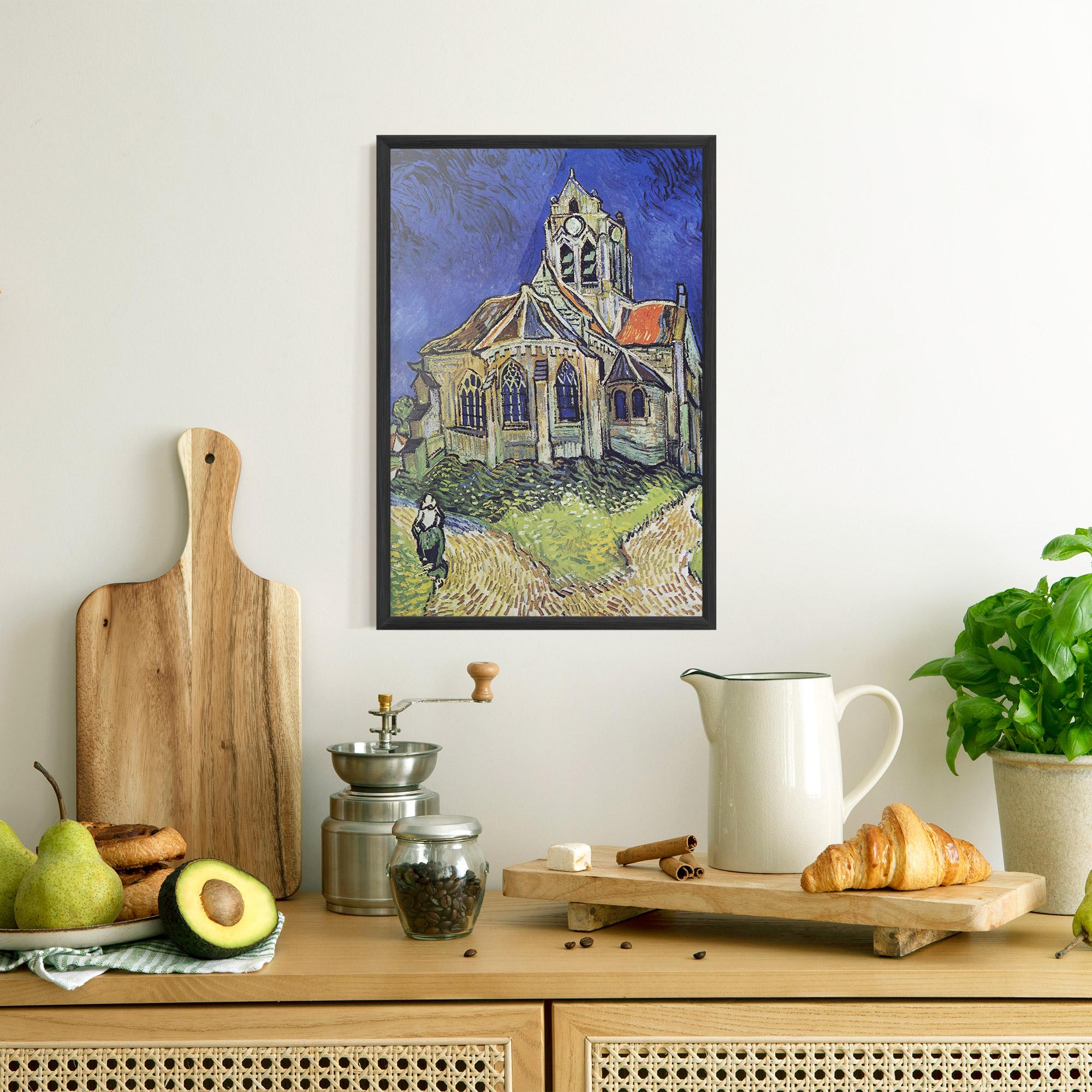 Poster Înrămat The Church At Auvers mockup 8