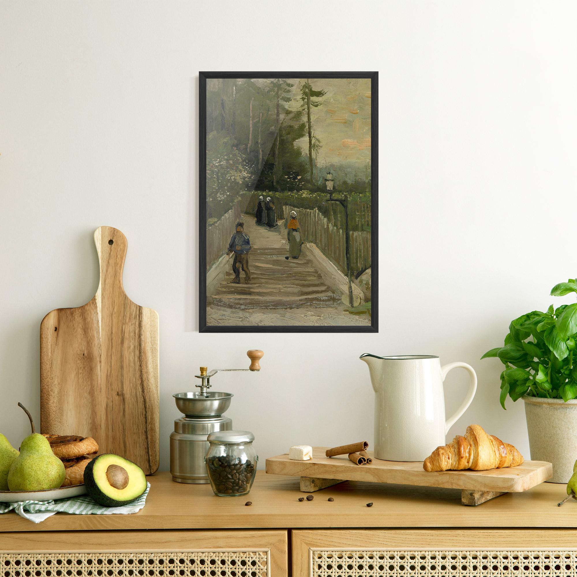 Poster Înrămat Weg Te Montmartre mockup 8